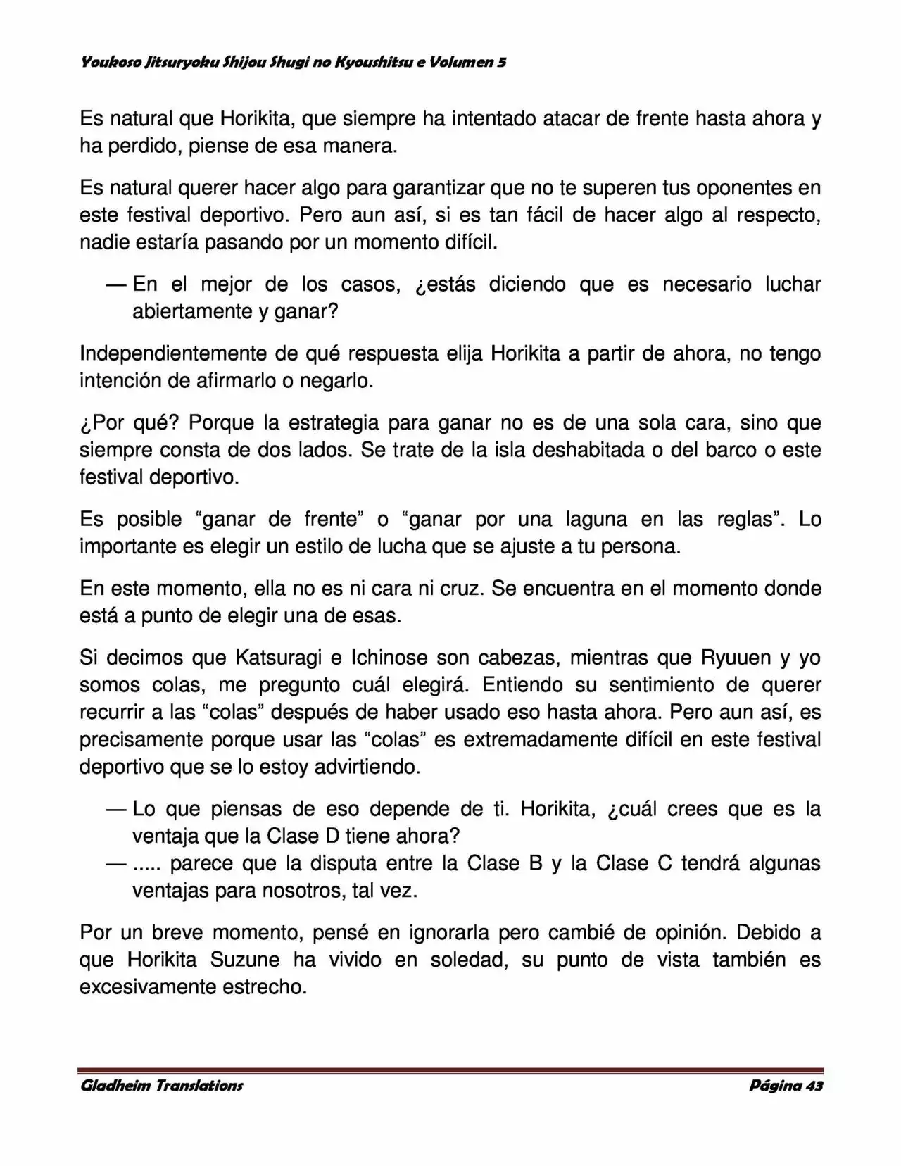 Página 43 del Manga