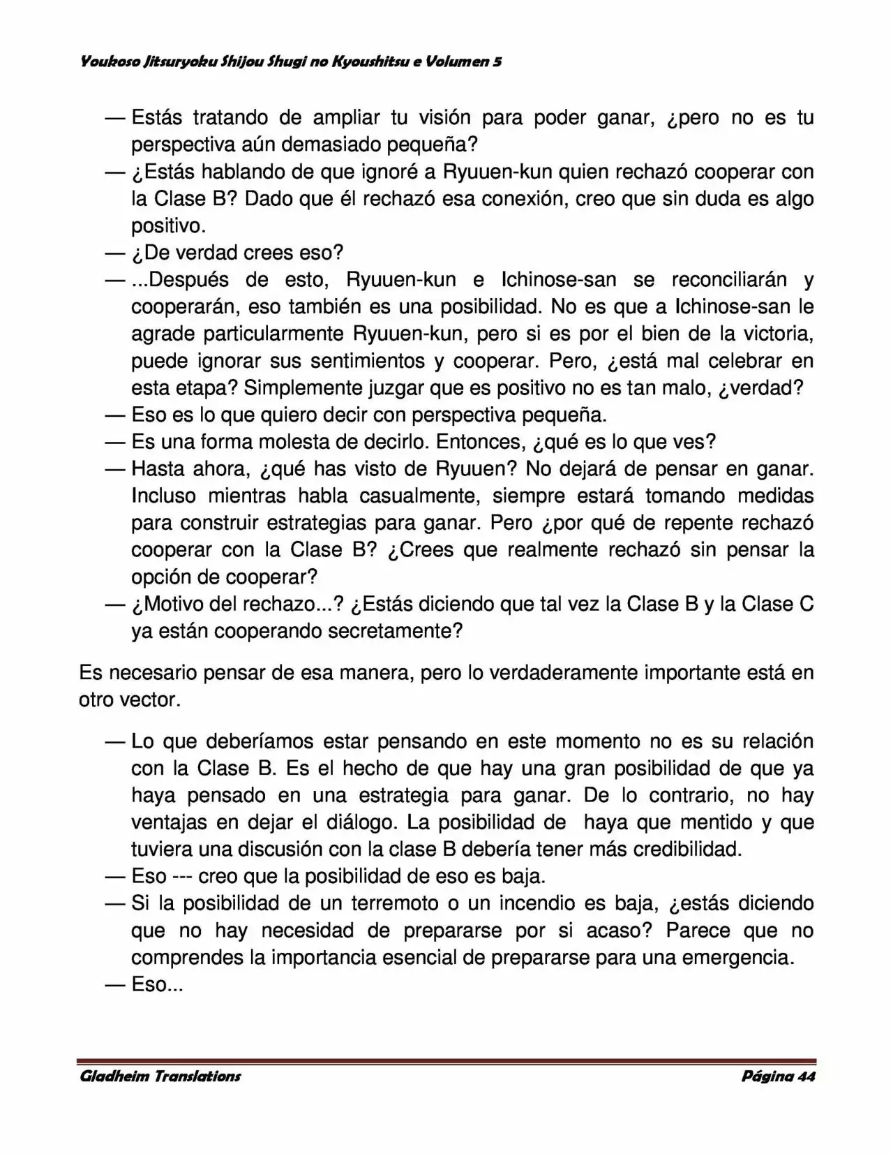 Página 44 del Manga