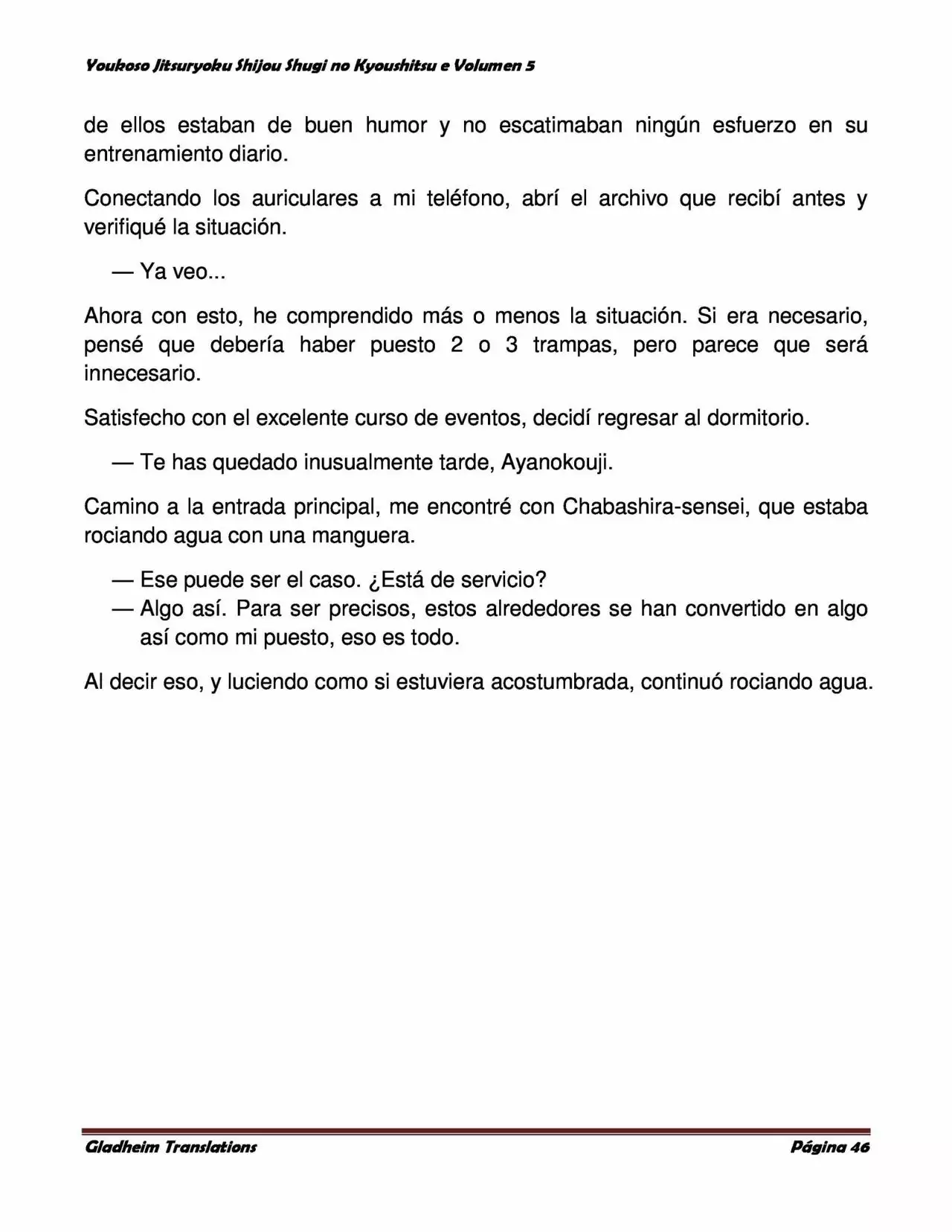 Página 46 del Manga