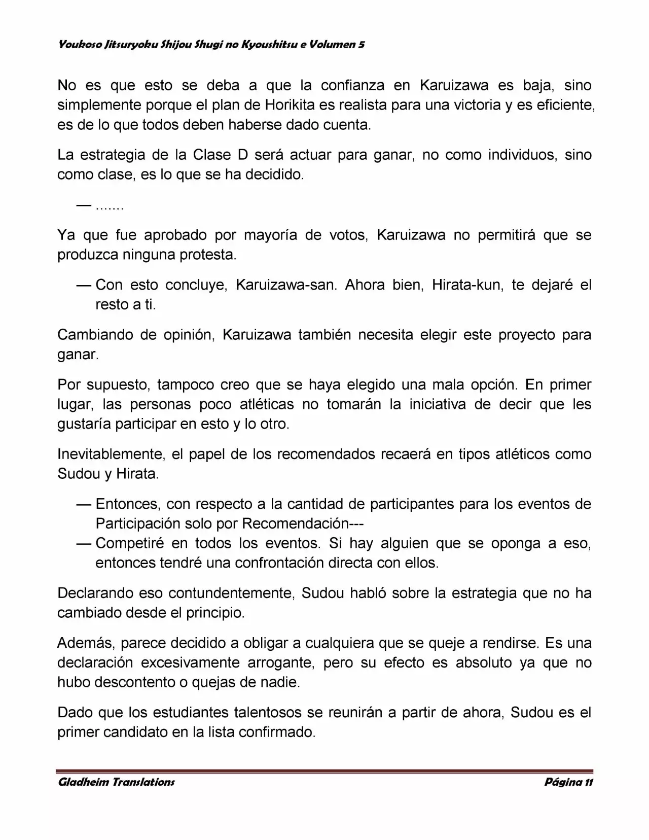 Página 11 del Manga