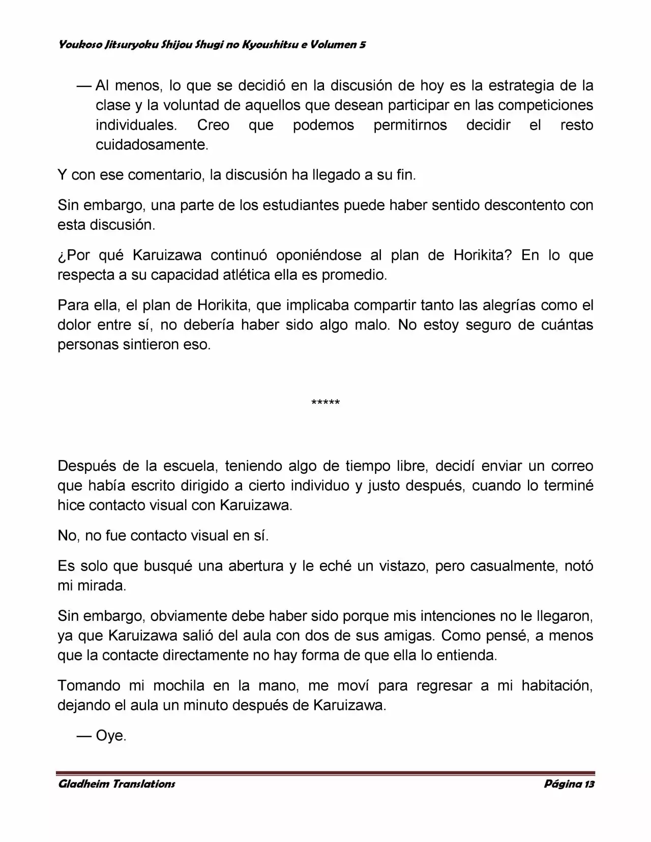 Página 13 del Manga