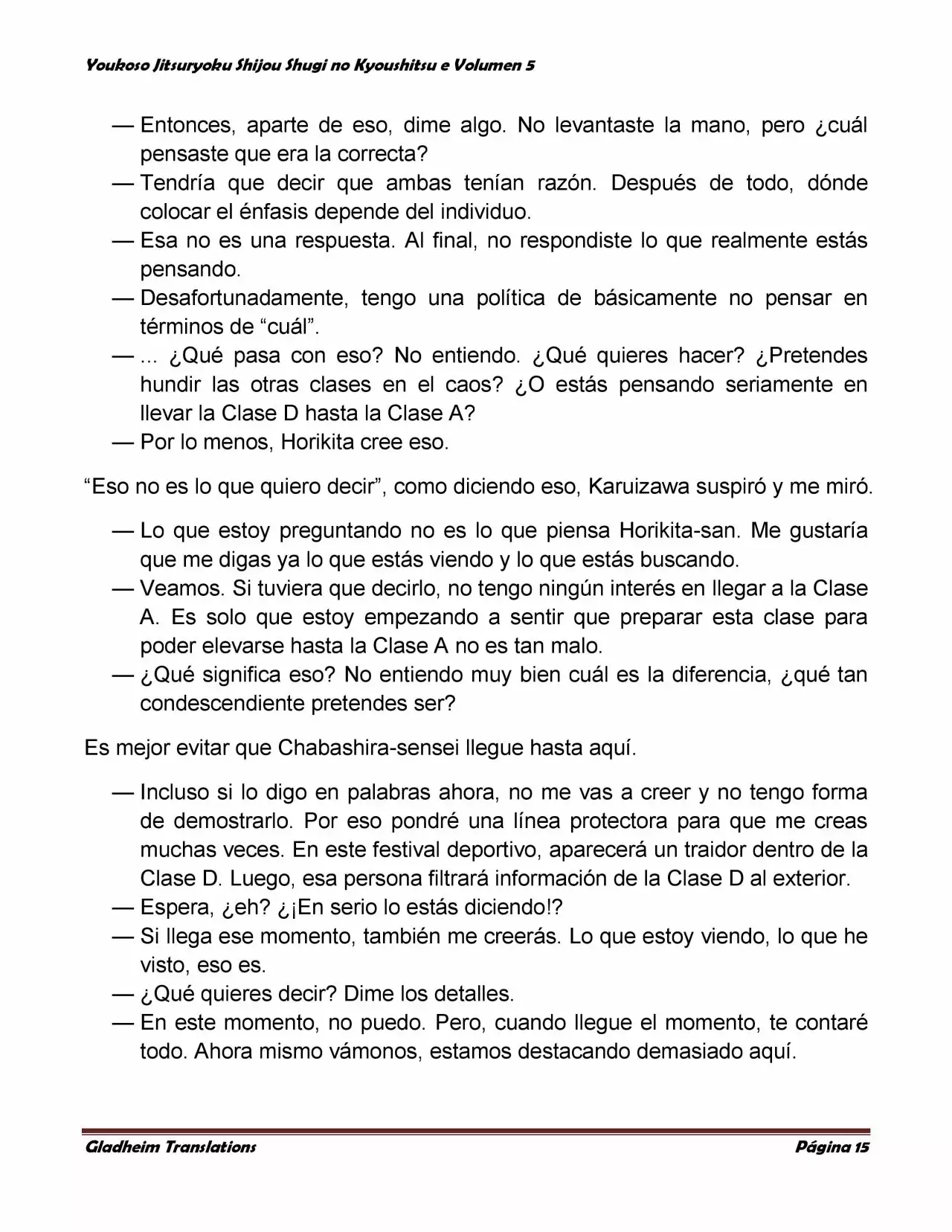 Página 15 del Manga