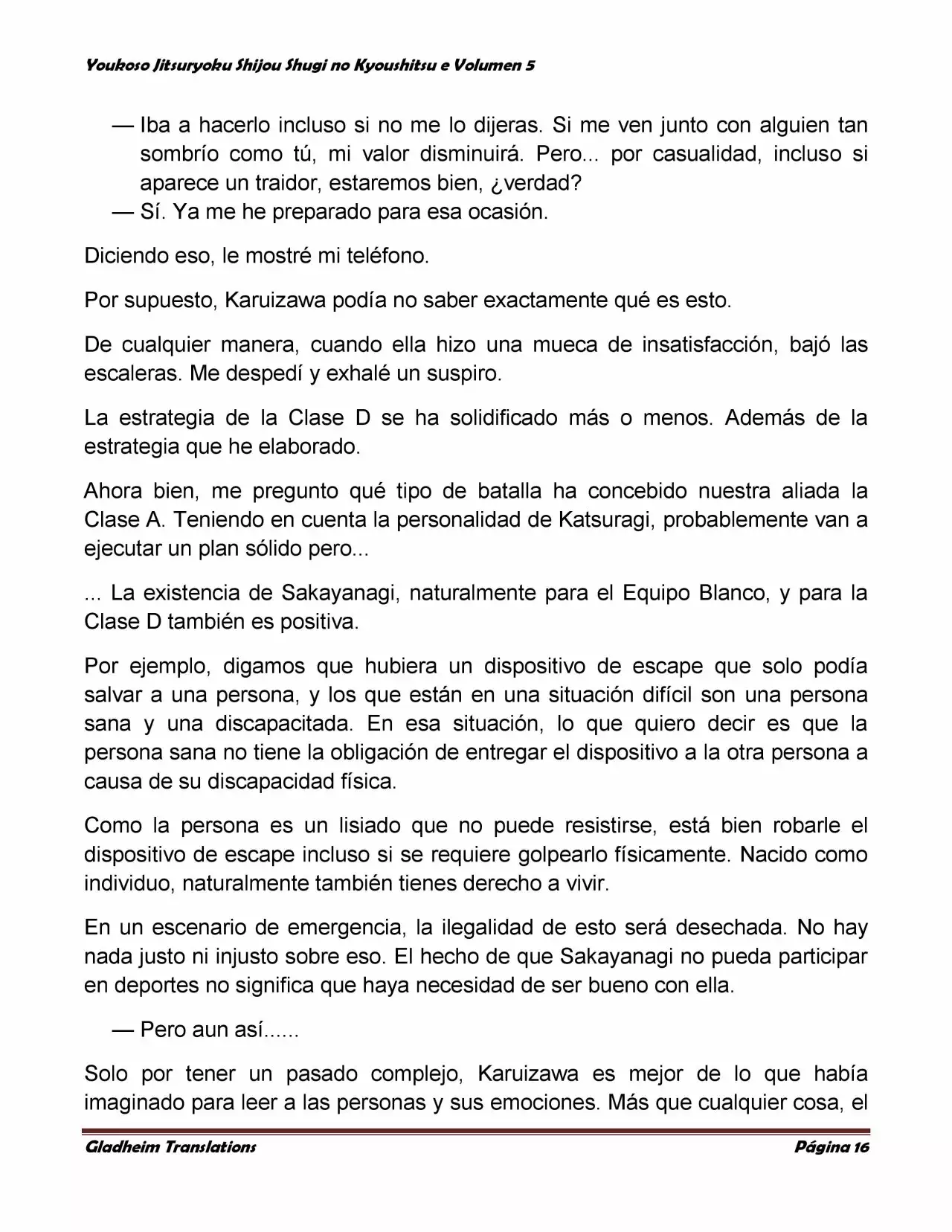 Página 16 del Manga