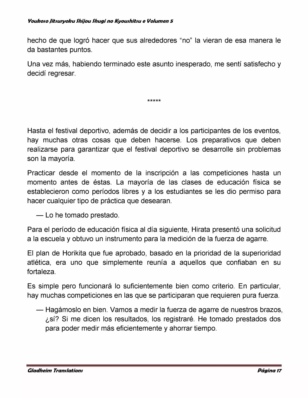 Página 17 del Manga