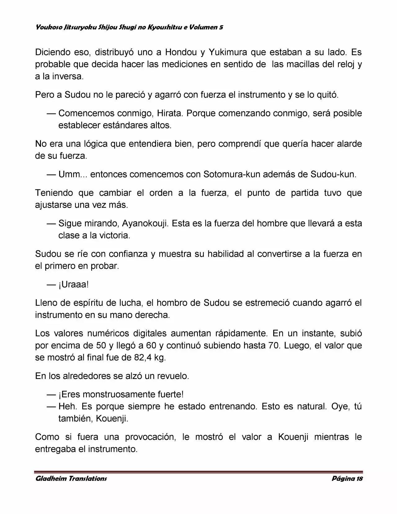 Página 18 del Manga