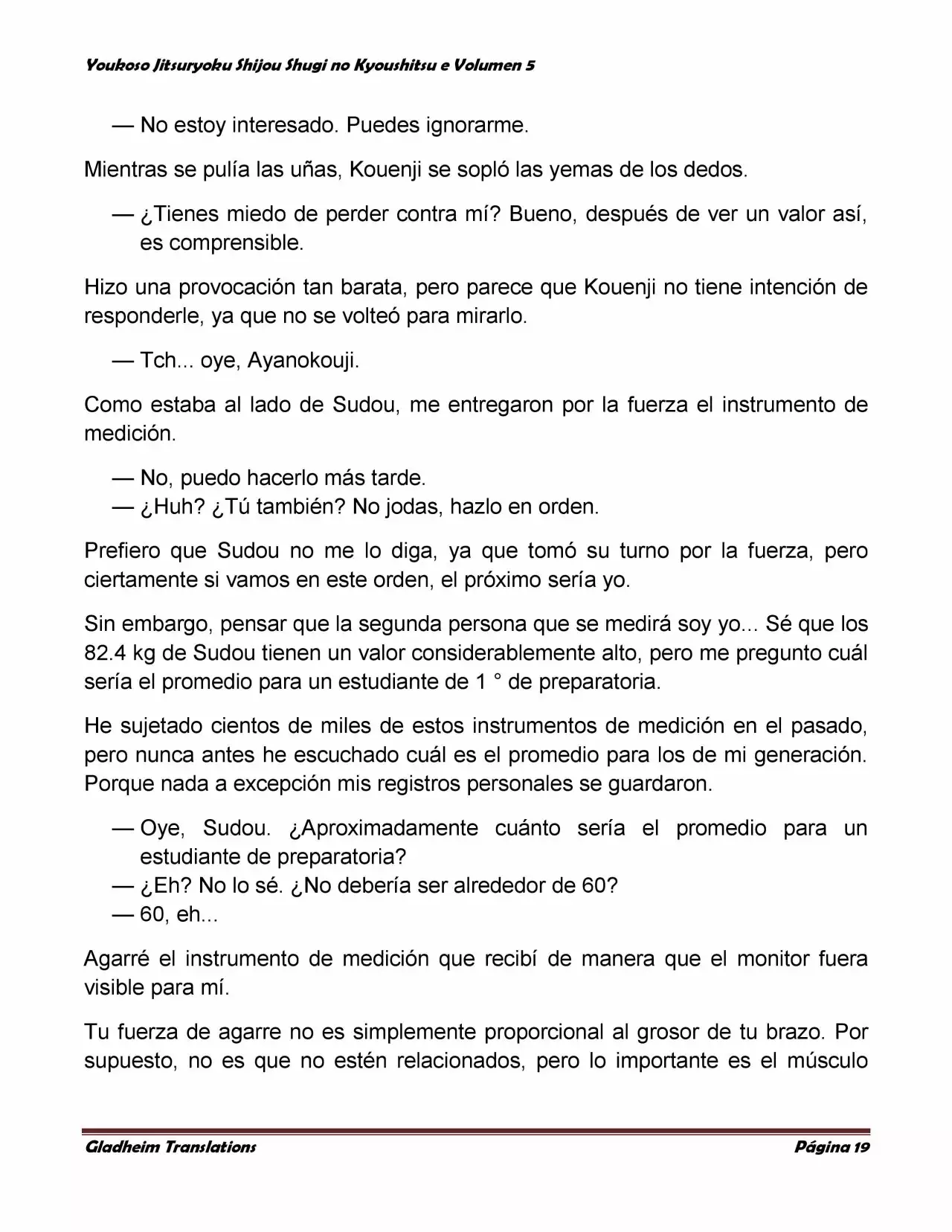 Página 19 del Manga