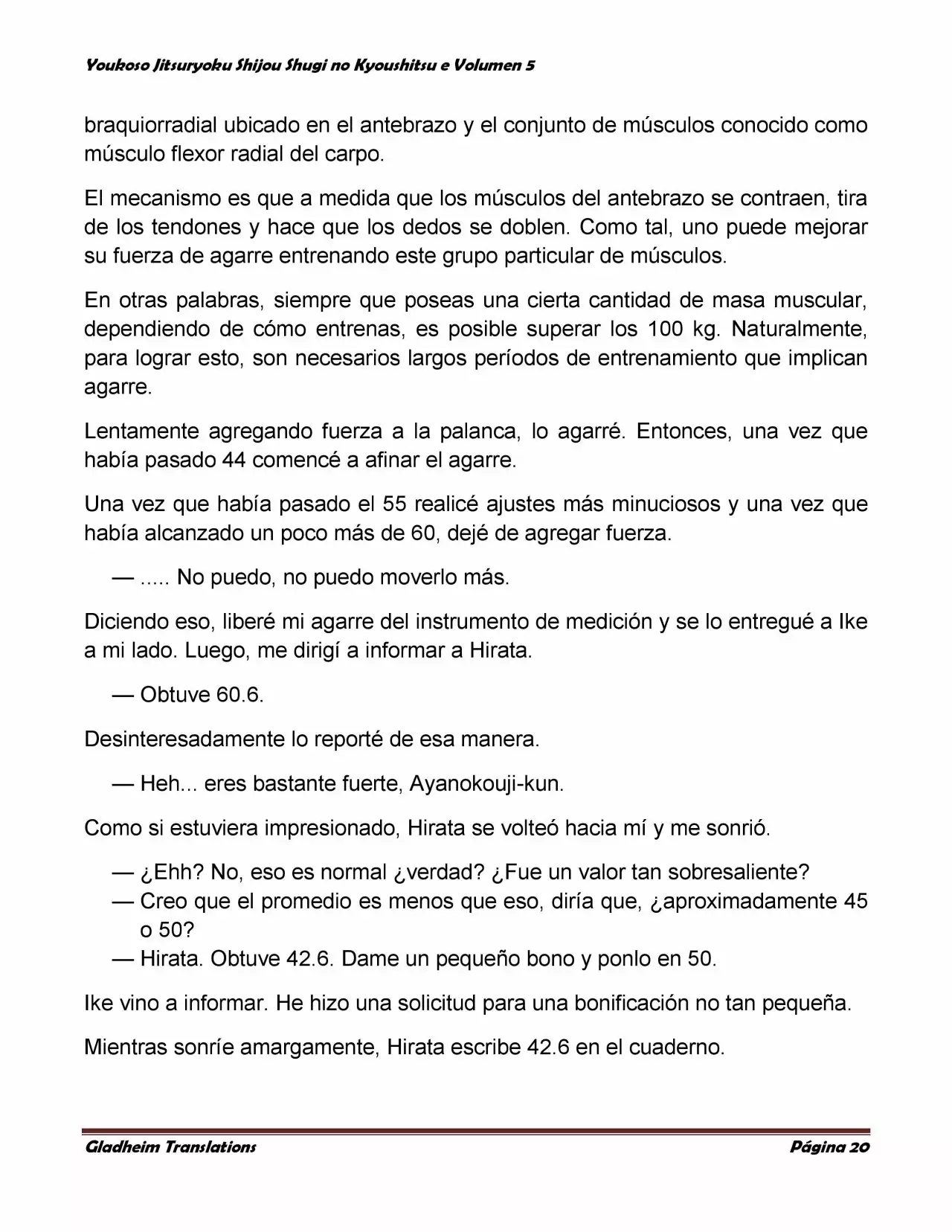 Página 20 del Manga