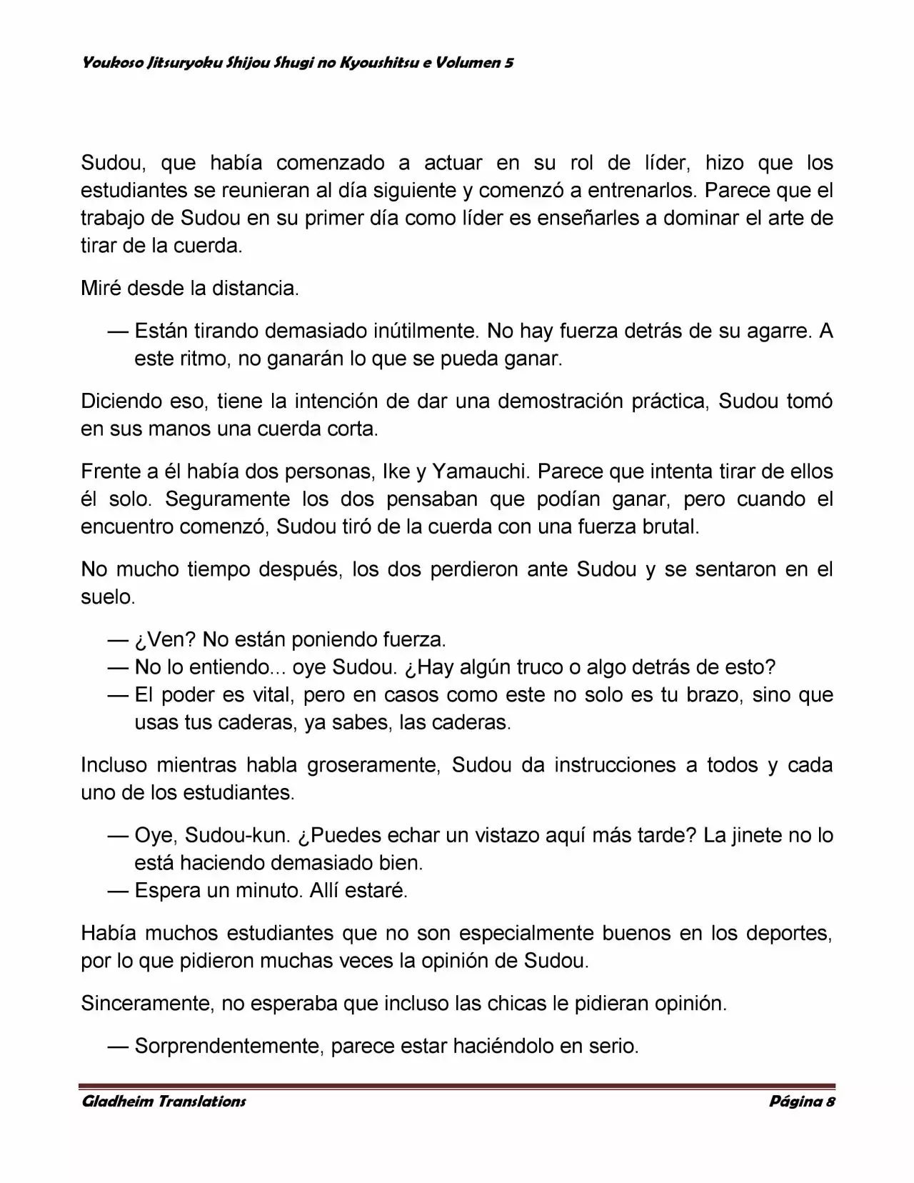 Página 8 del Manga