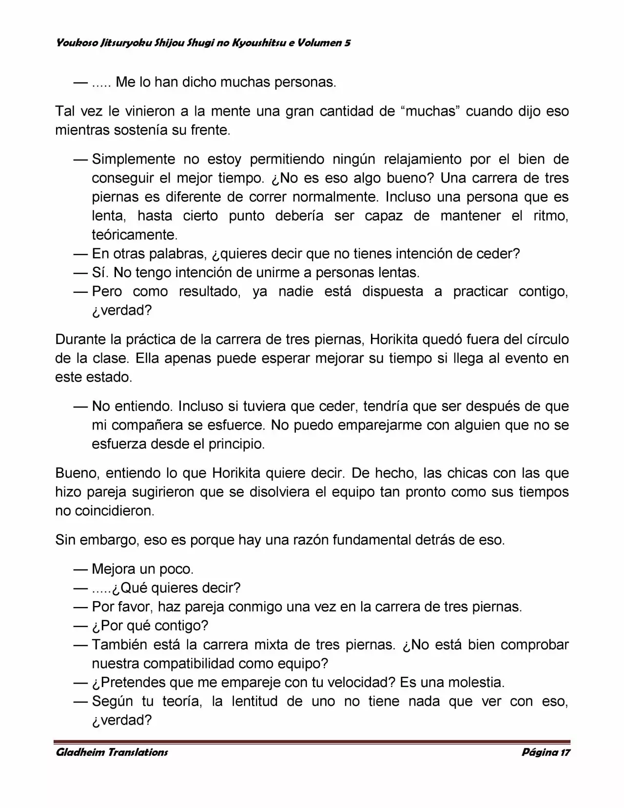 Página 17 del Manga