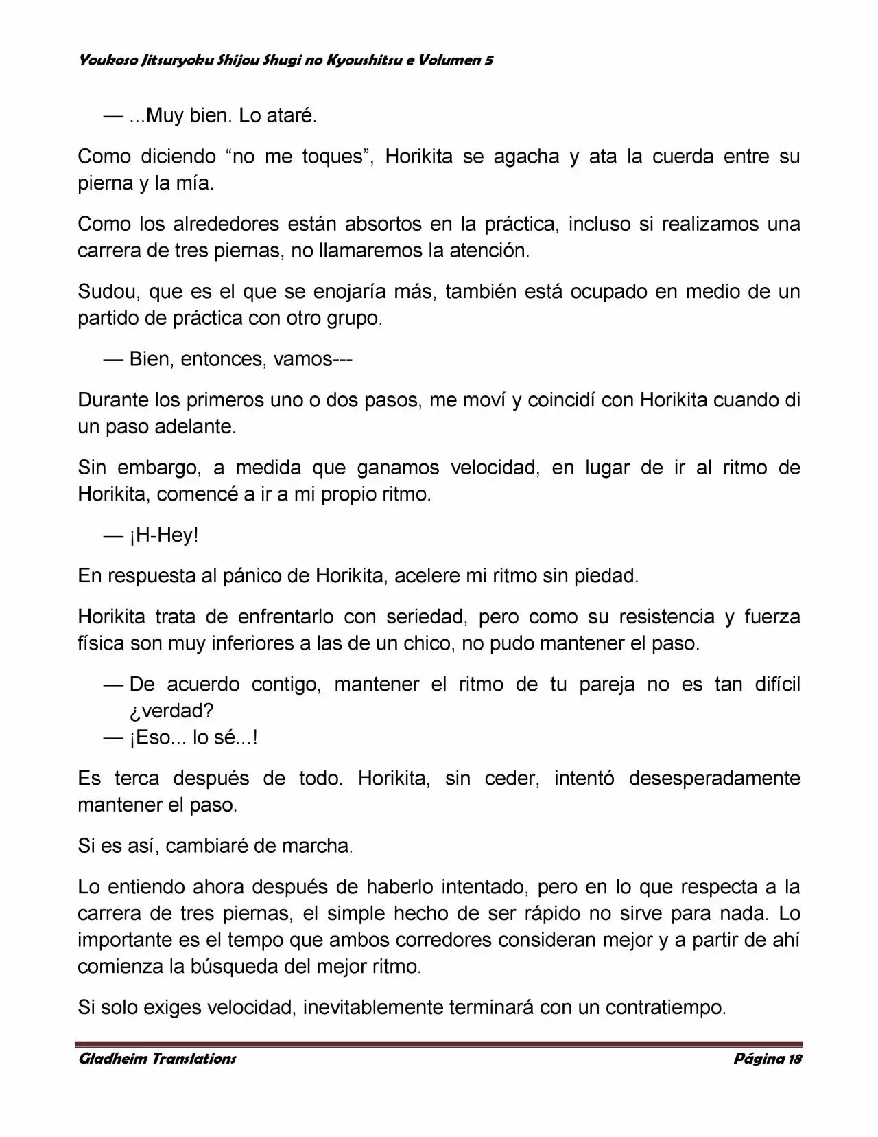 Página 18 del Manga