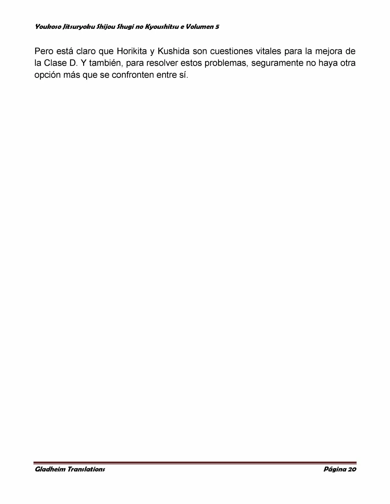 Página 20 del Manga