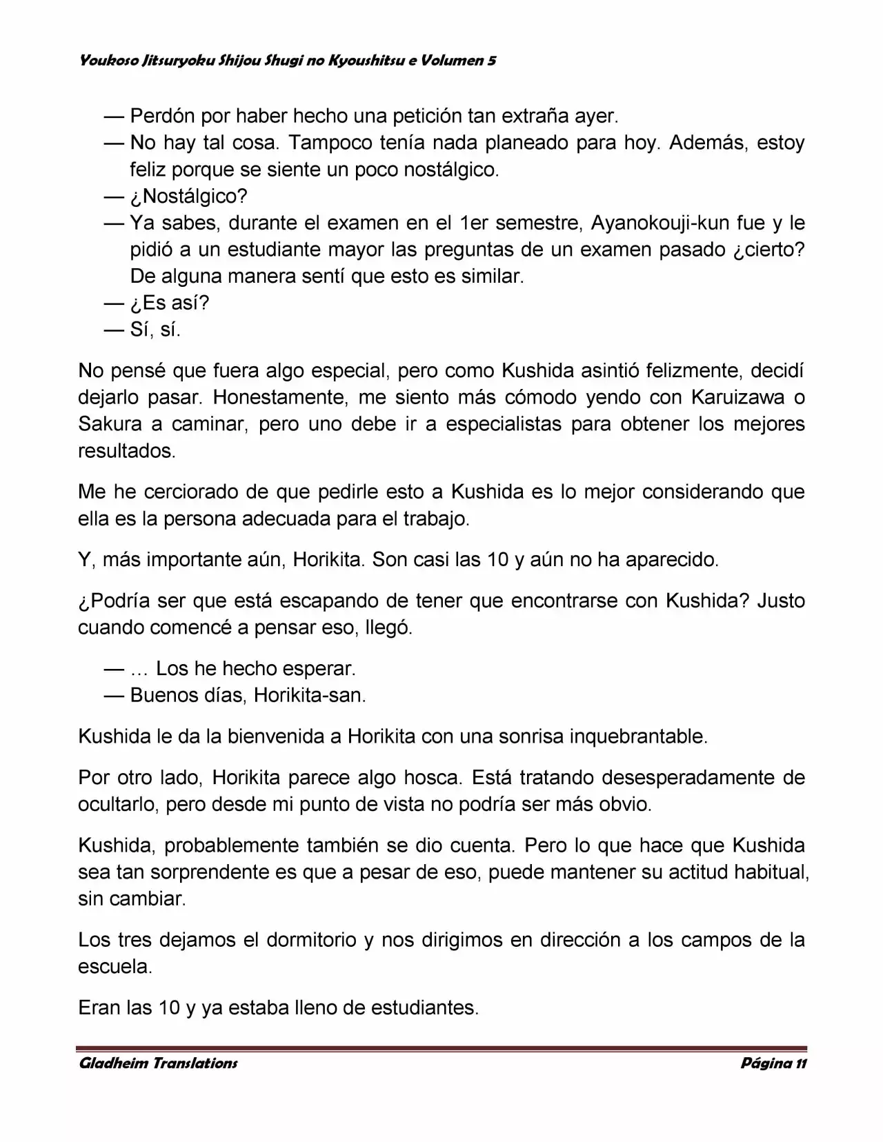 Página 11 del Manga