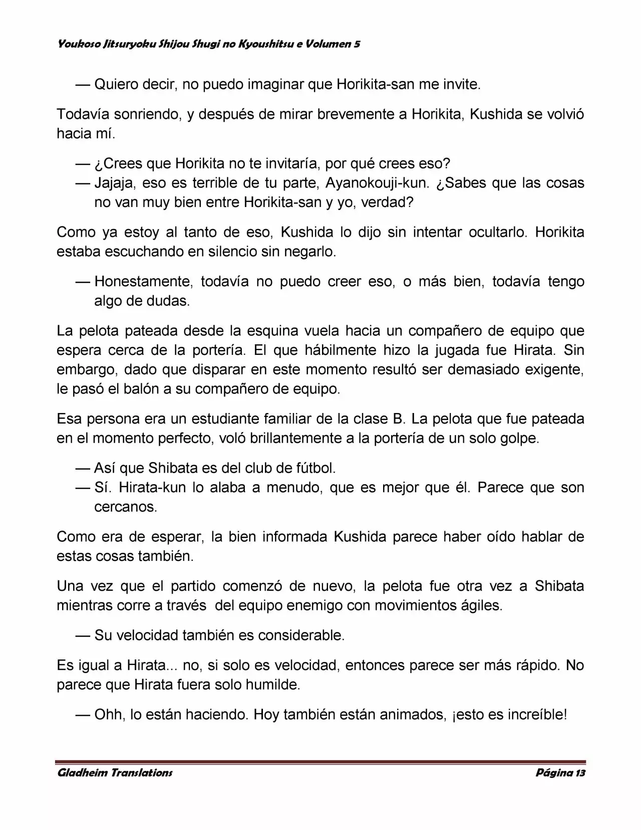 Página 13 del Manga