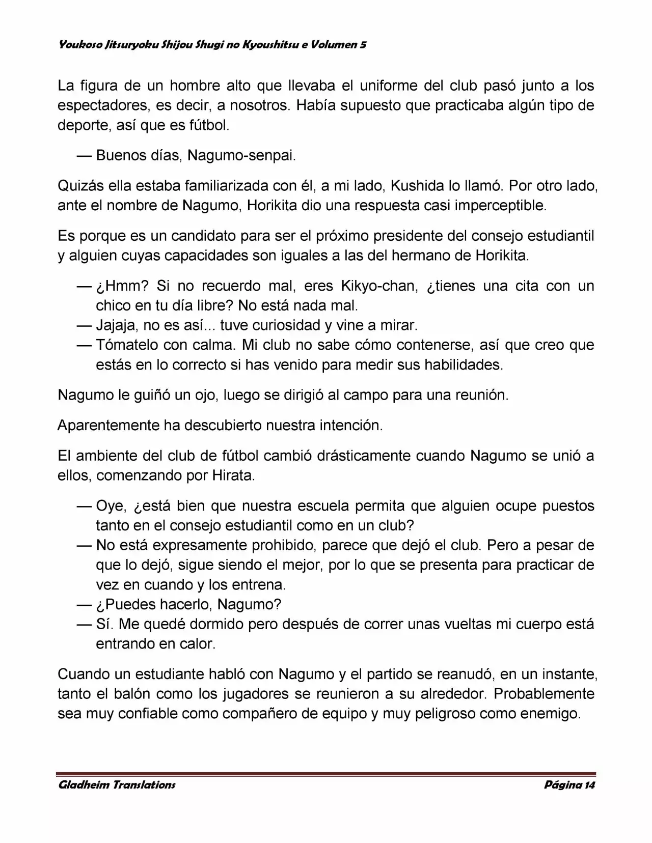 Página 14 del Manga