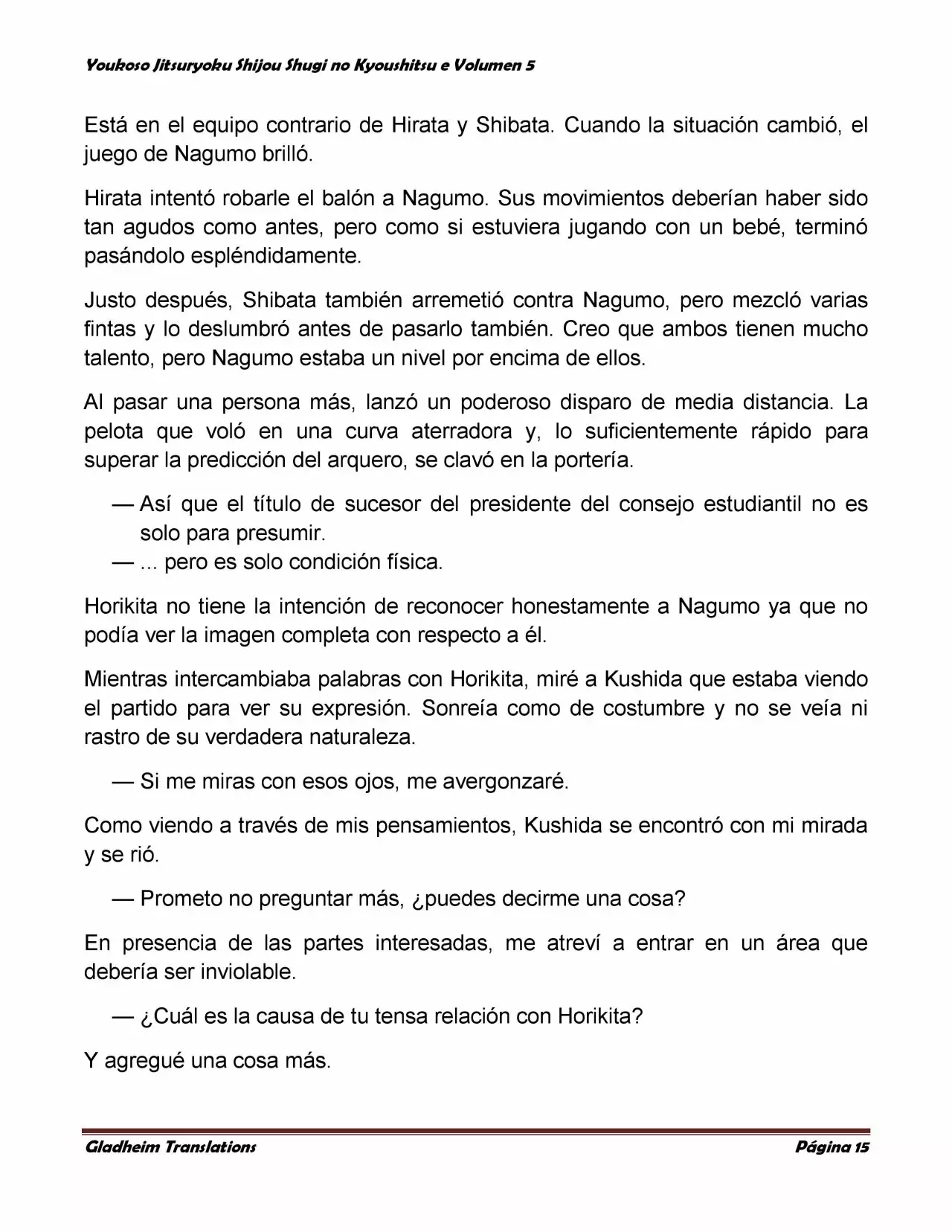 Página 15 del Manga