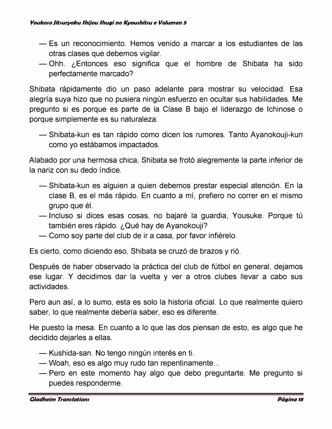 Página 18 del Manga