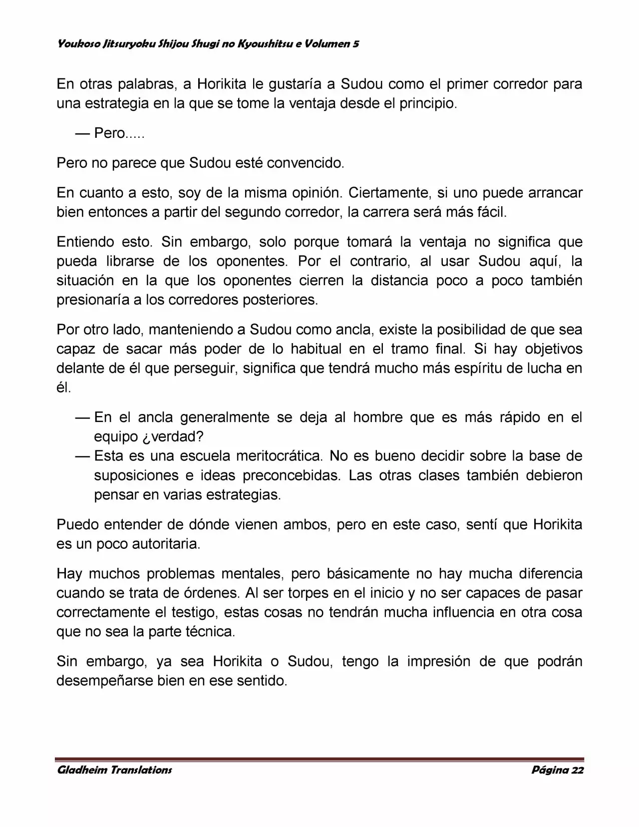 Página 22 del Manga