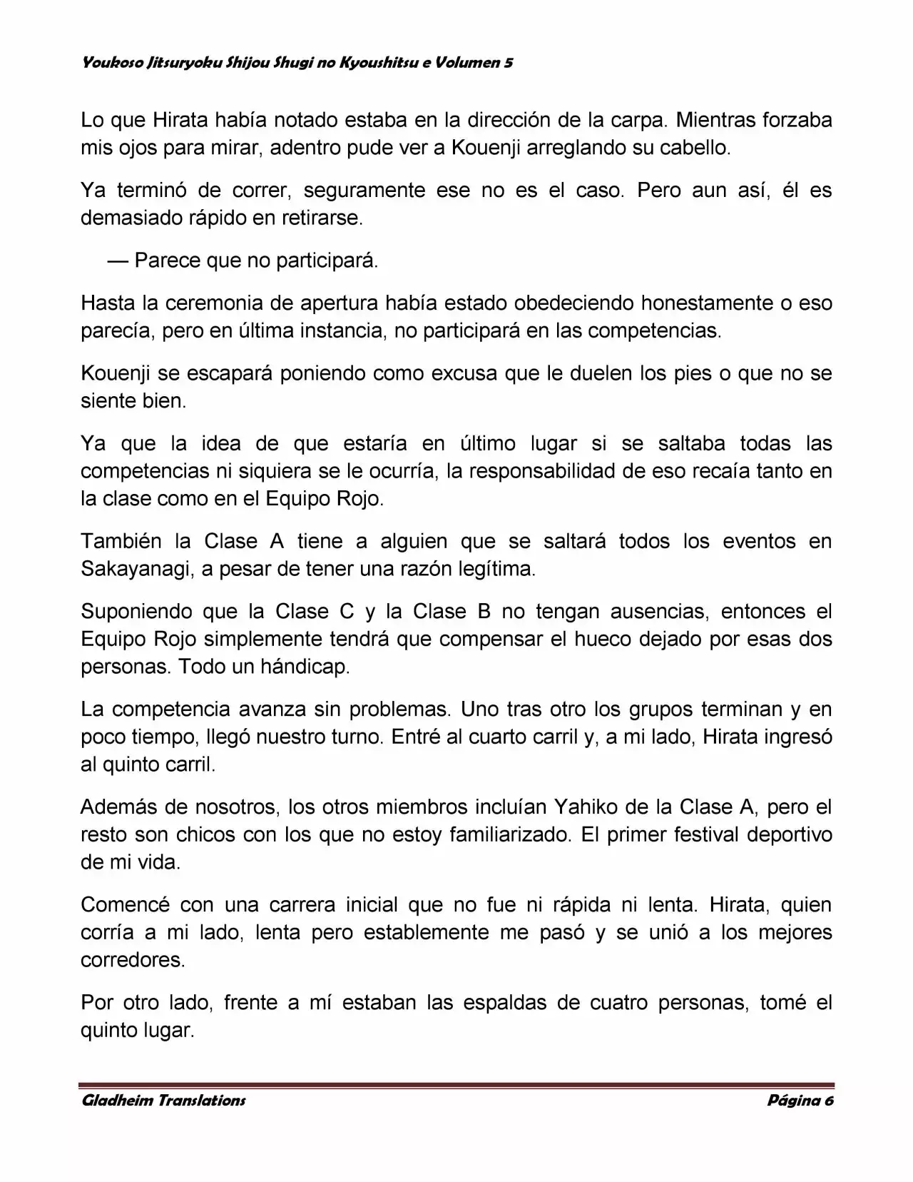 Página 6 del Manga