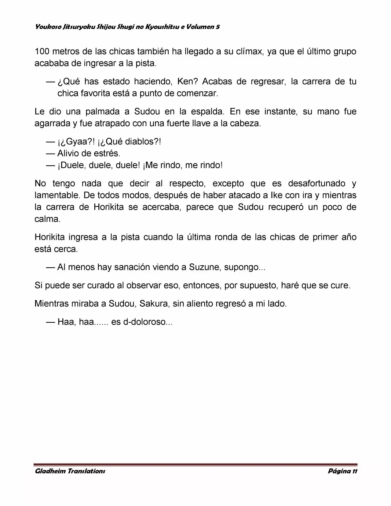 Página 11 del Manga