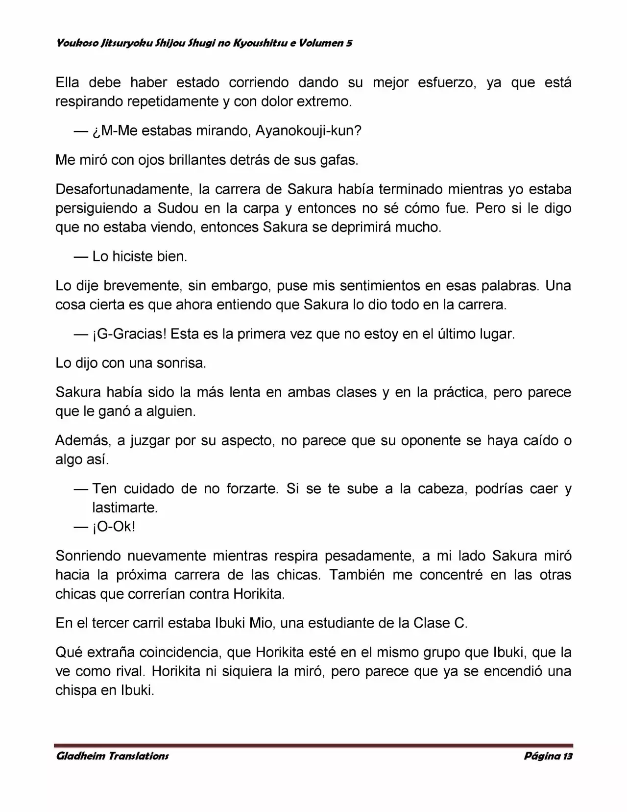 Página 13 del Manga