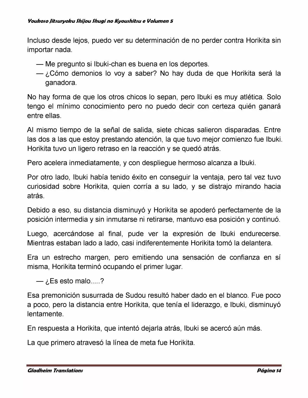 Página 14 del Manga