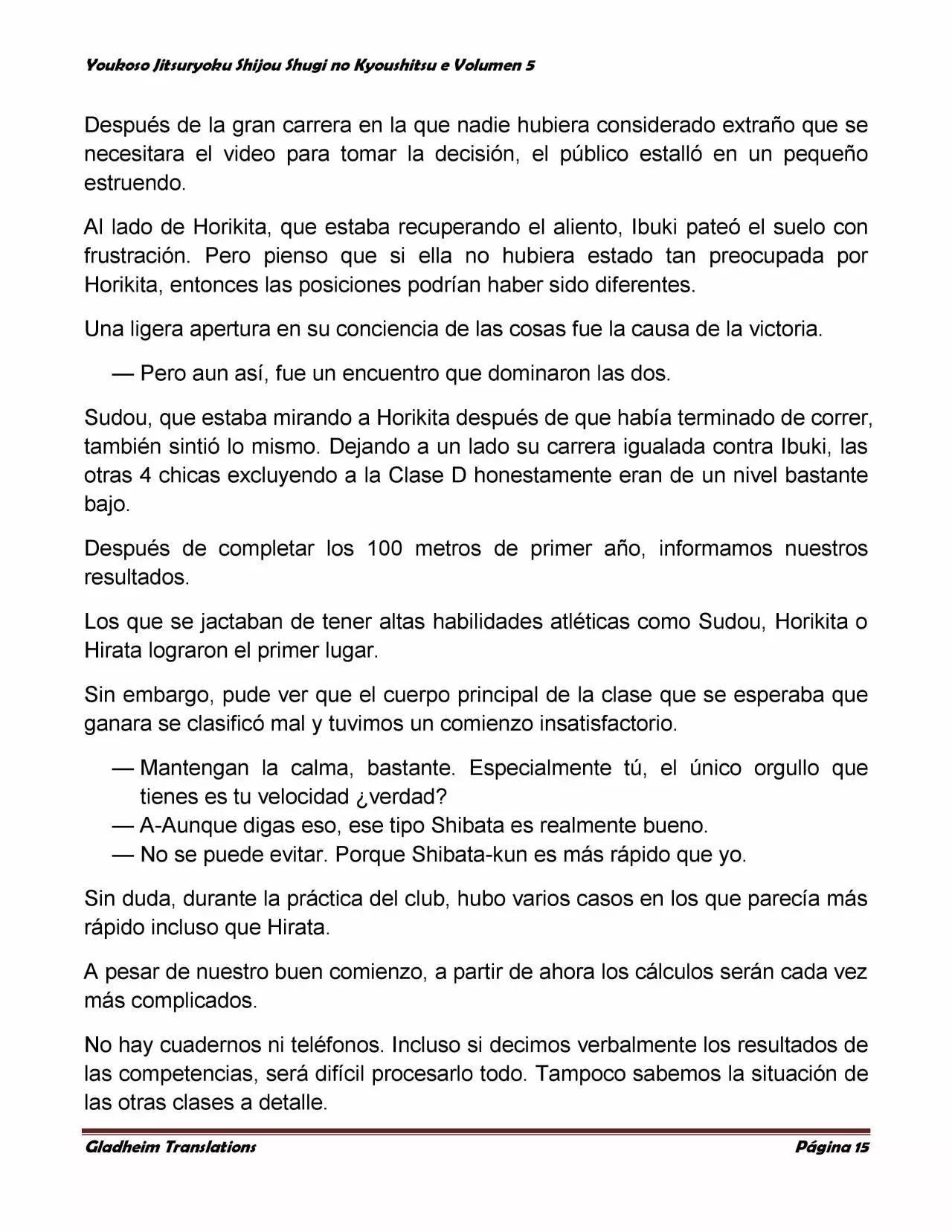 Página 15 del Manga