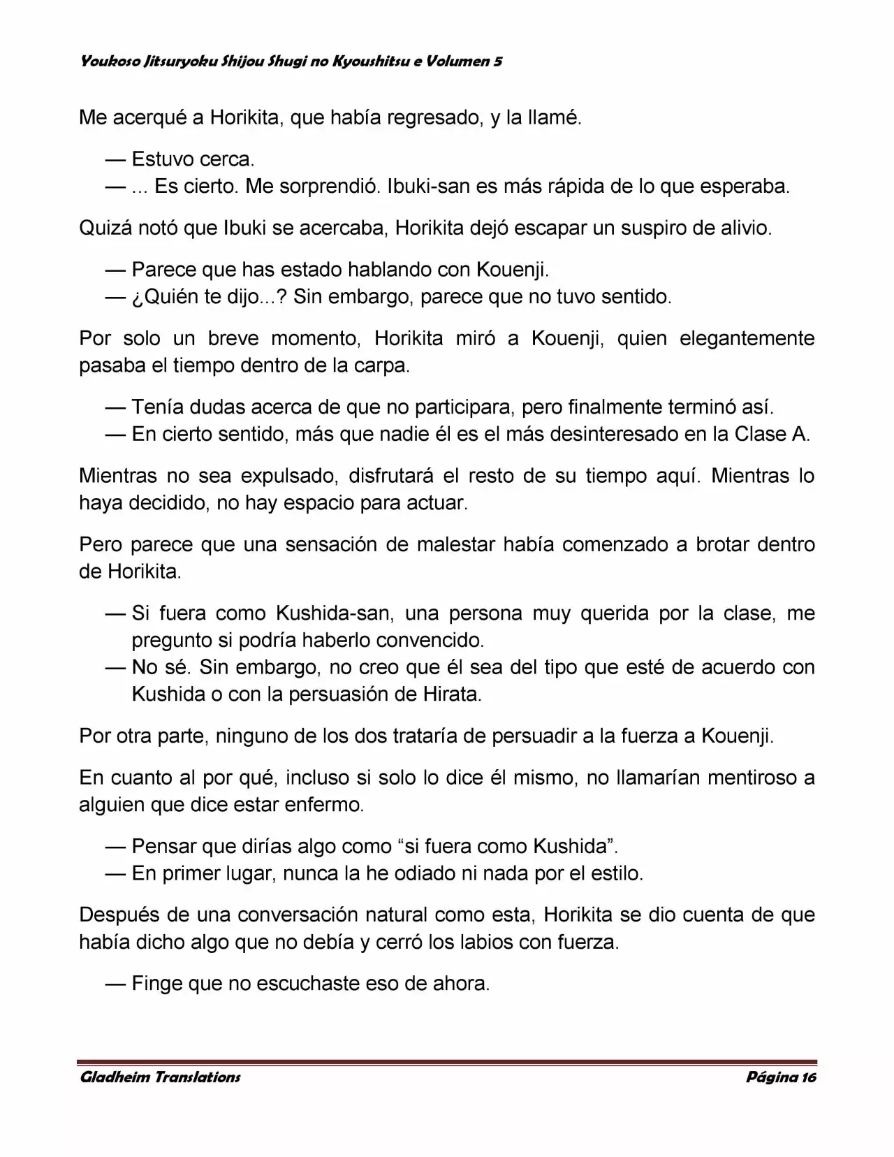 Página 16 del Manga