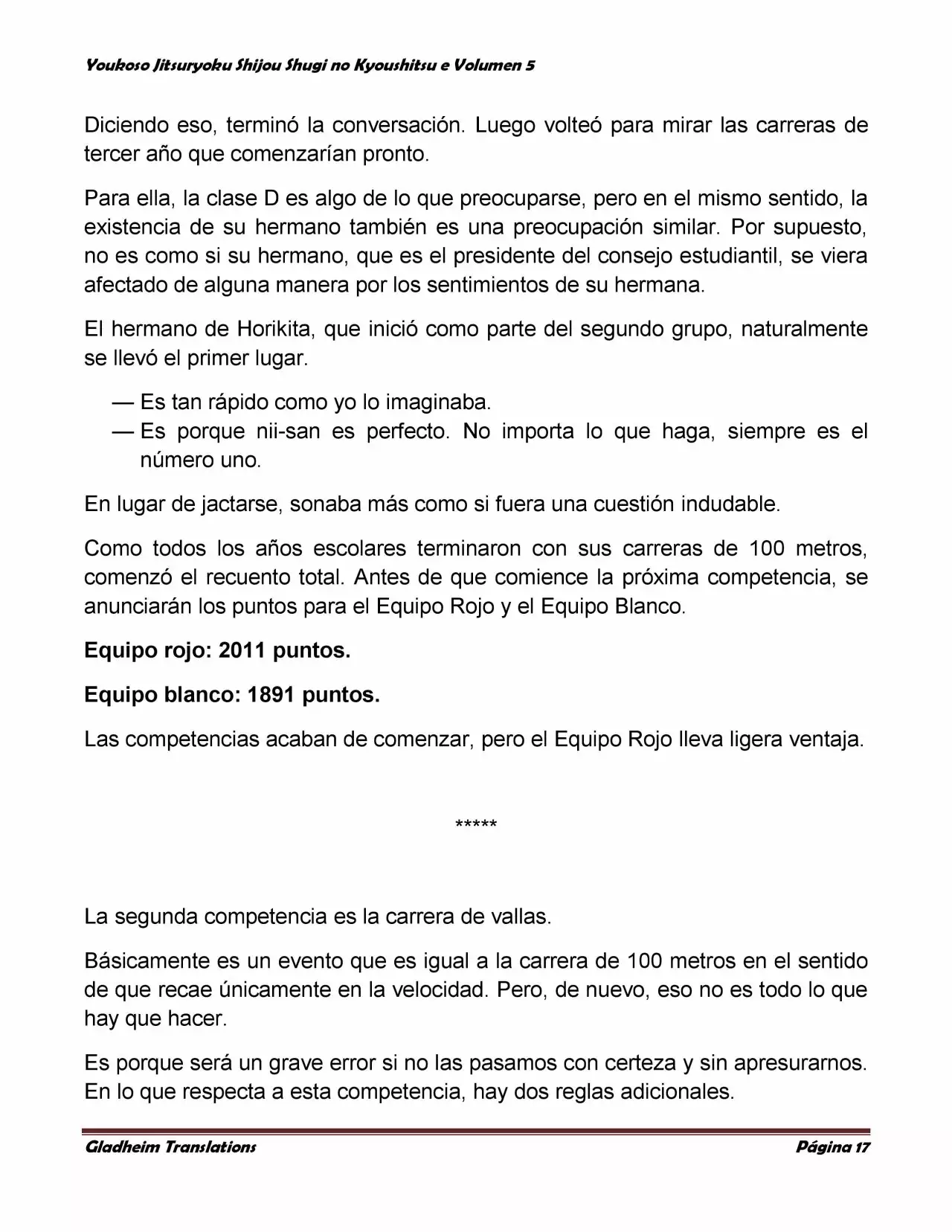 Página 17 del Manga