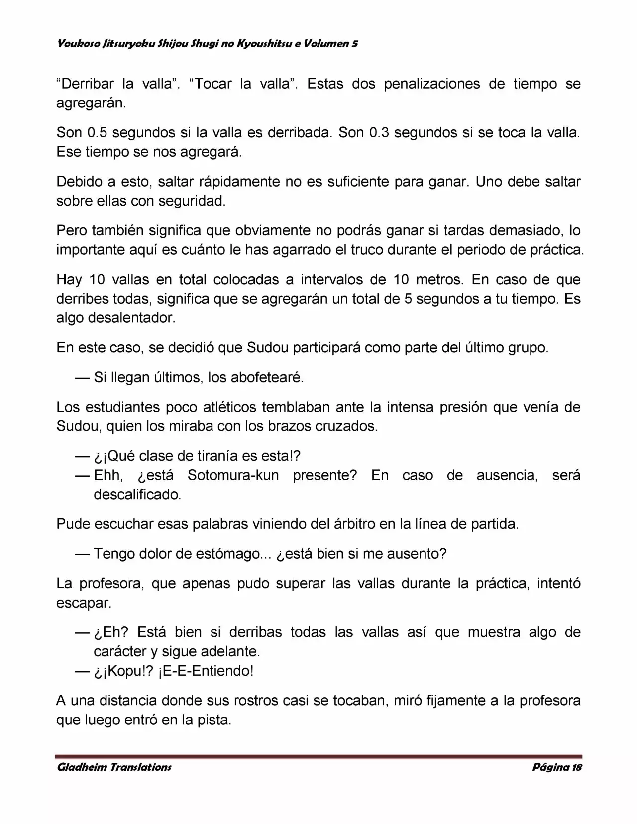 Página 18 del Manga