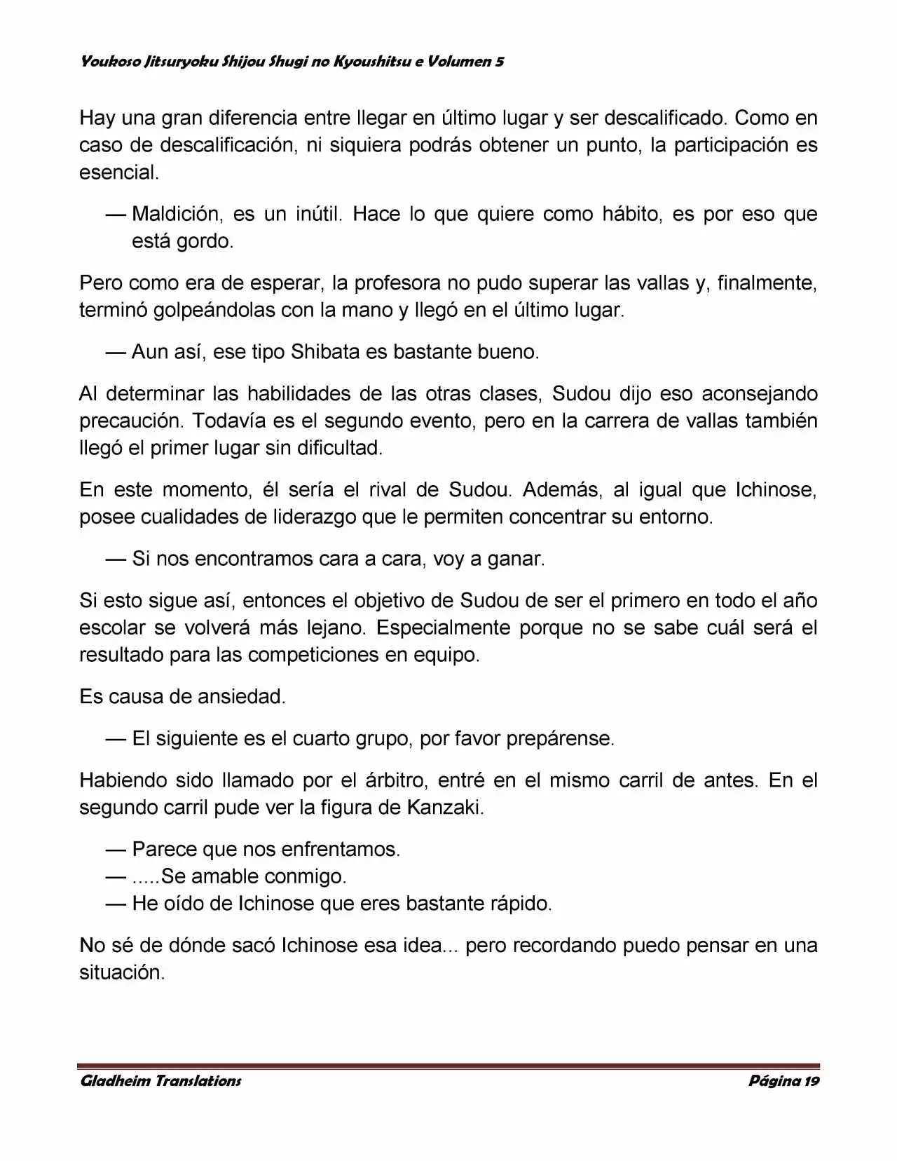 Página 19 del Manga