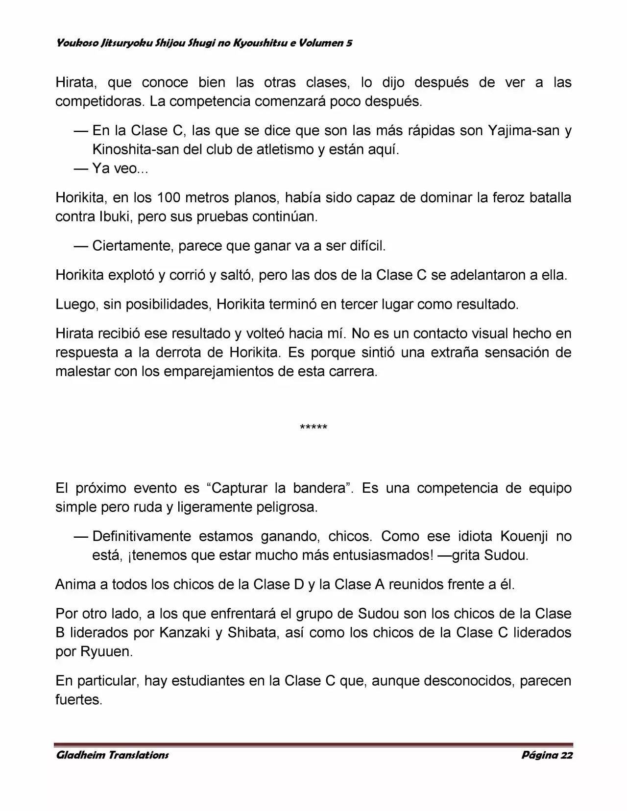 Página 22 del Manga