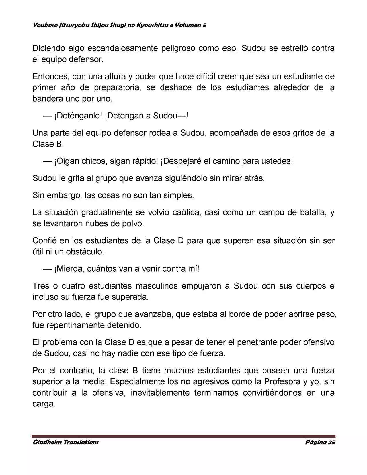 Página 25 del Manga