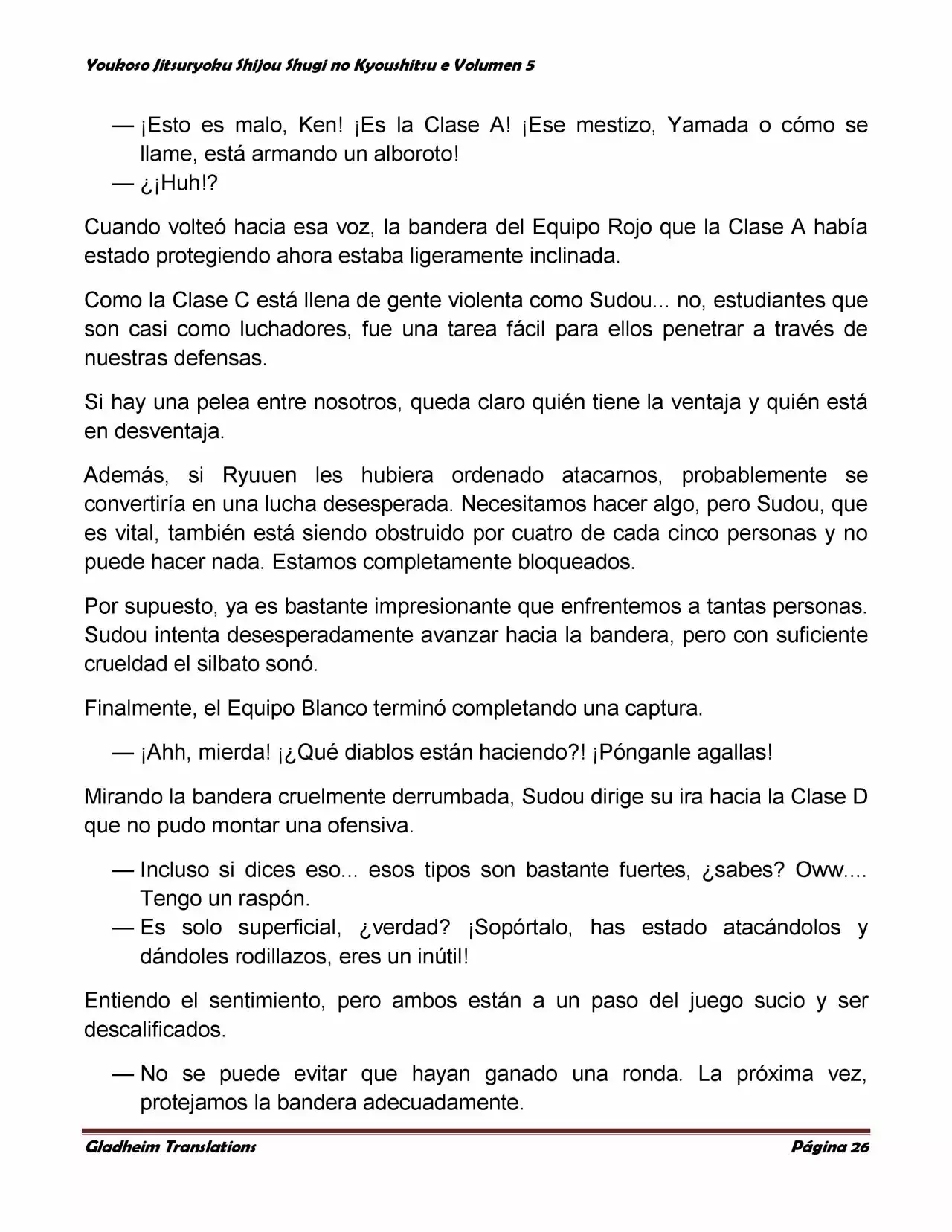 Página 26 del Manga