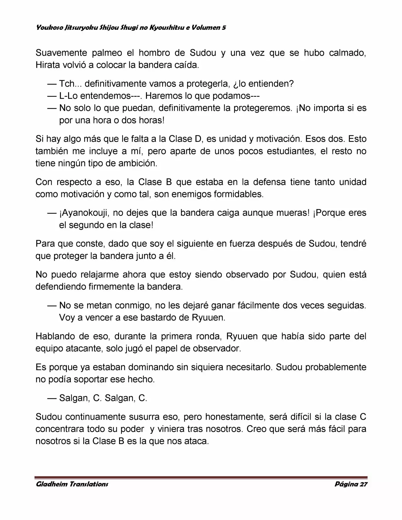 Página 27 del Manga