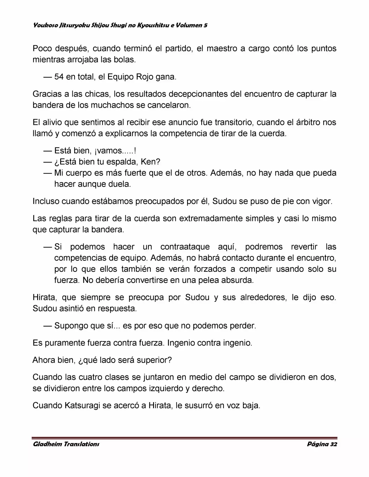 Página 32 del Manga