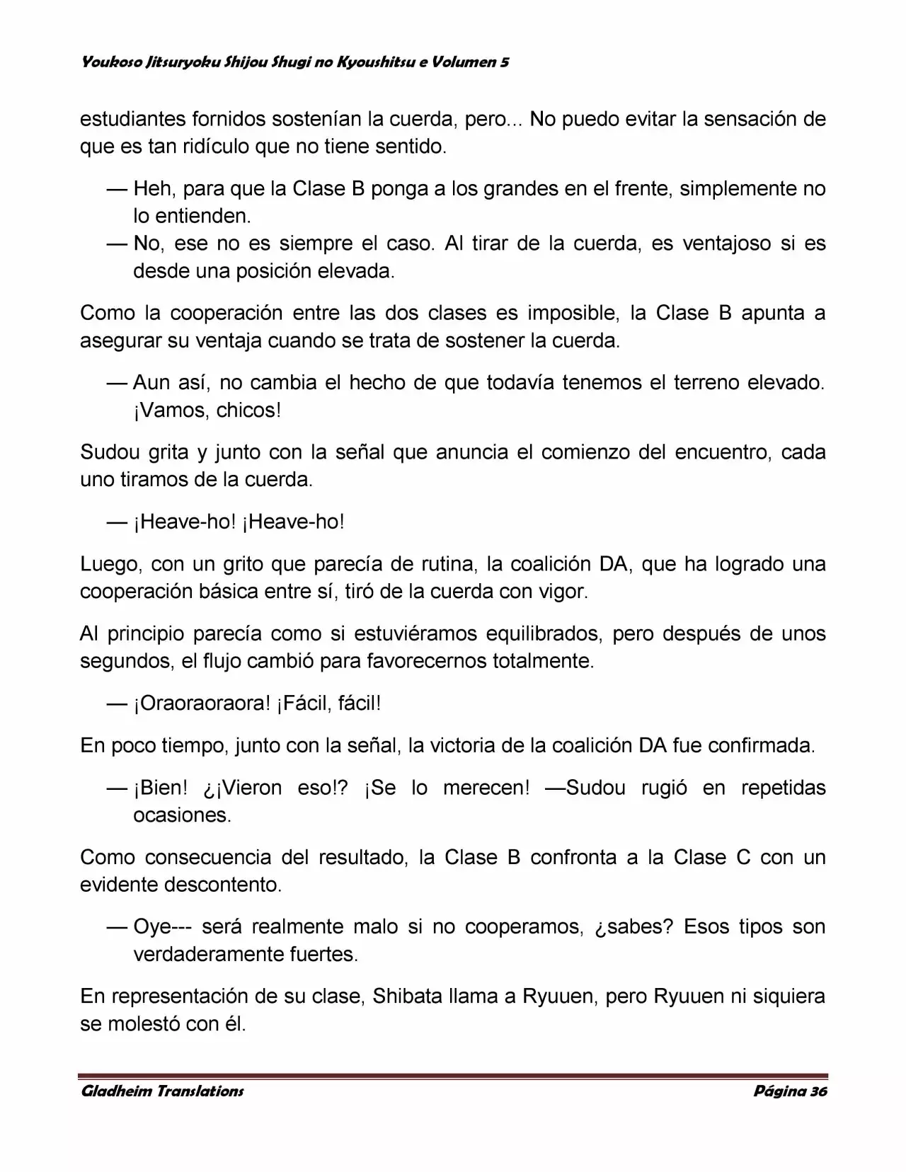 Página 36 del Manga