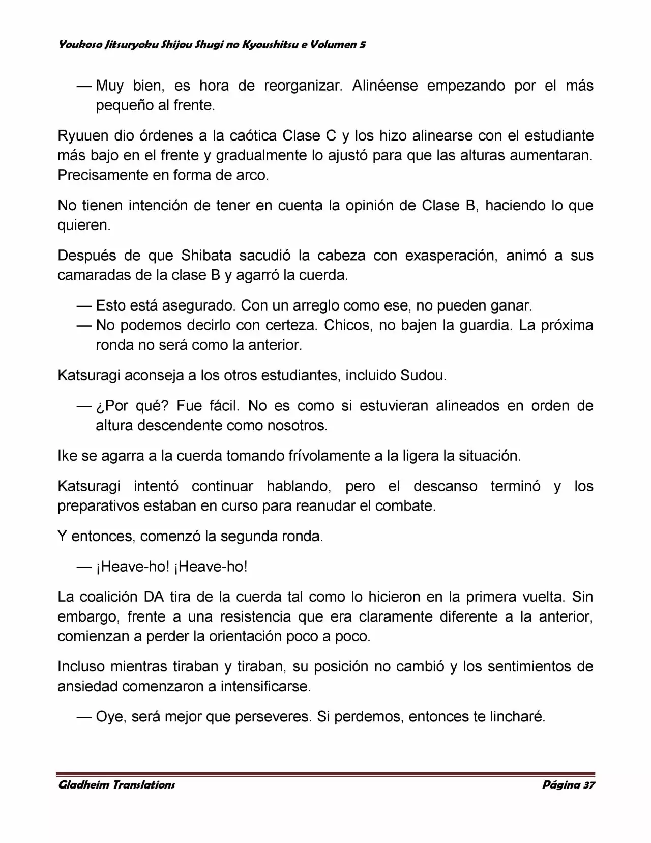 Página 37 del Manga