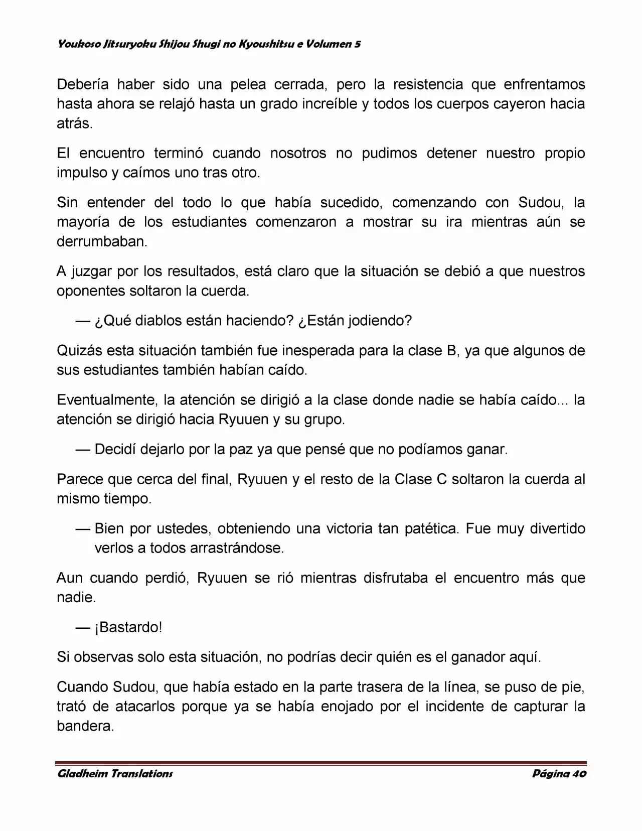 Página 40 del Manga