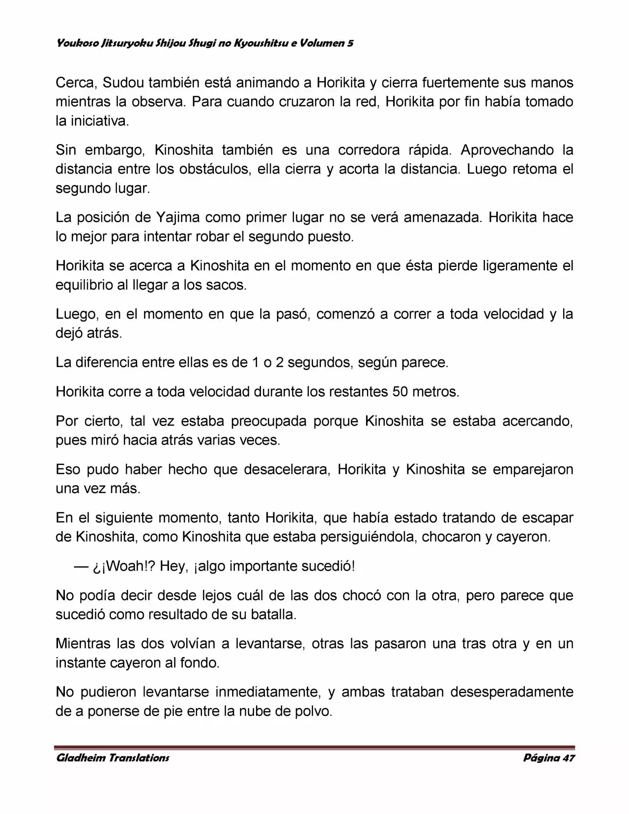 Página 47 del Manga