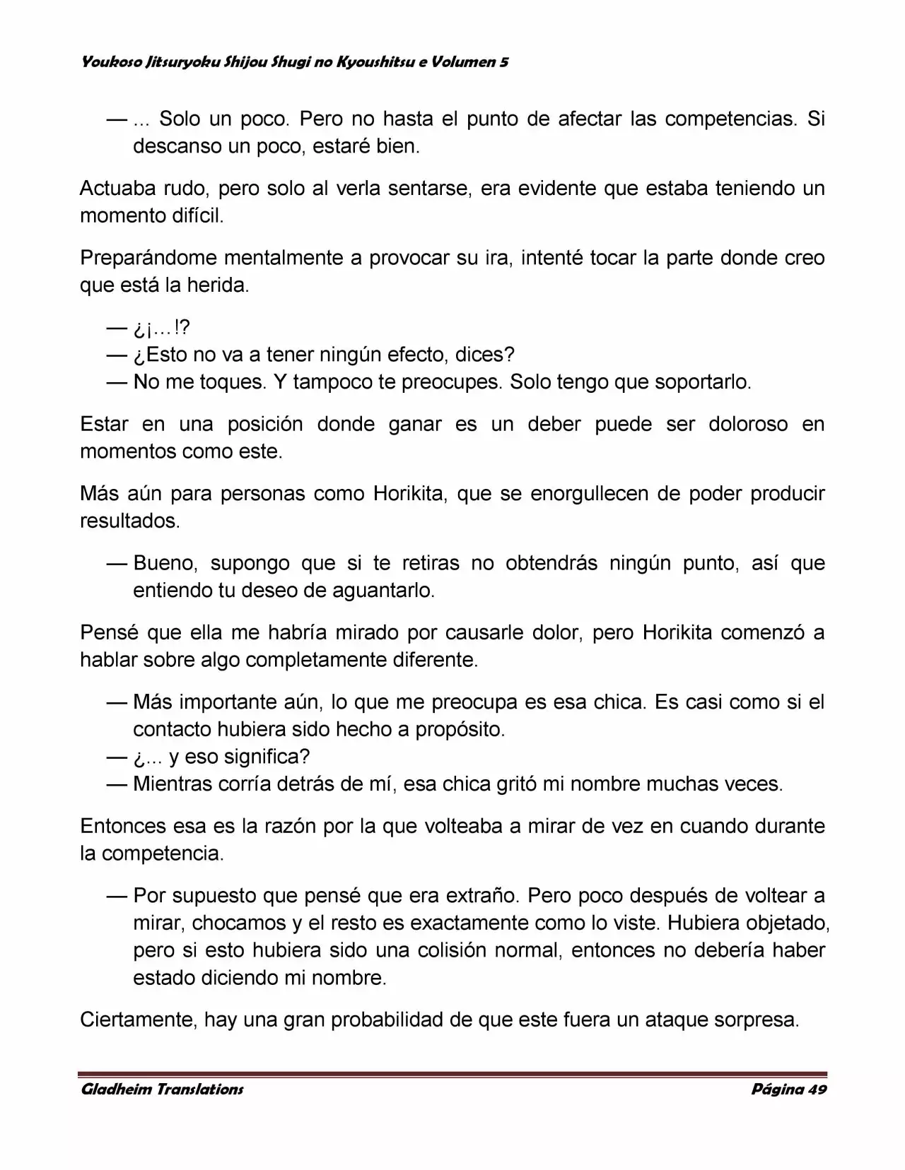 Página 49 del Manga