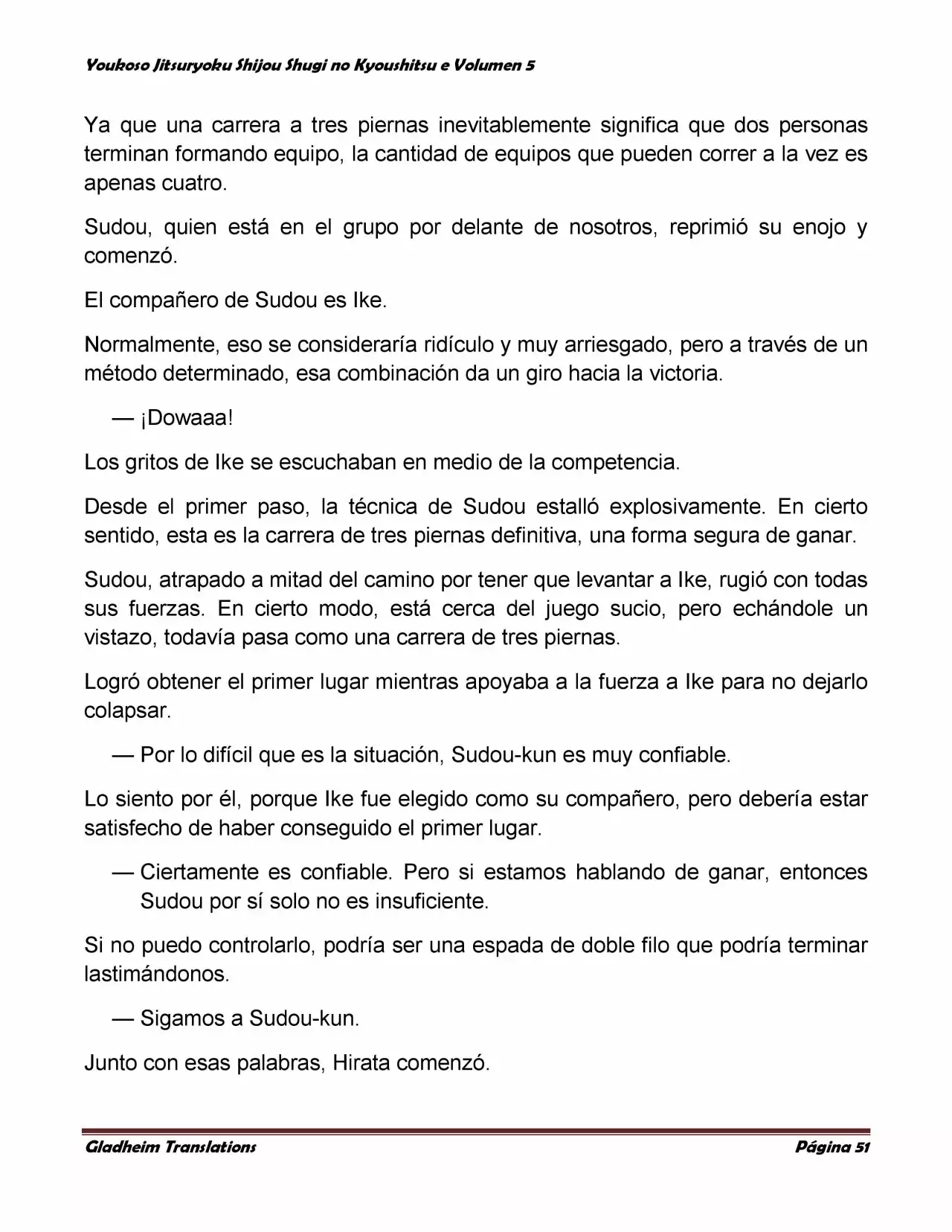 Página 51 del Manga