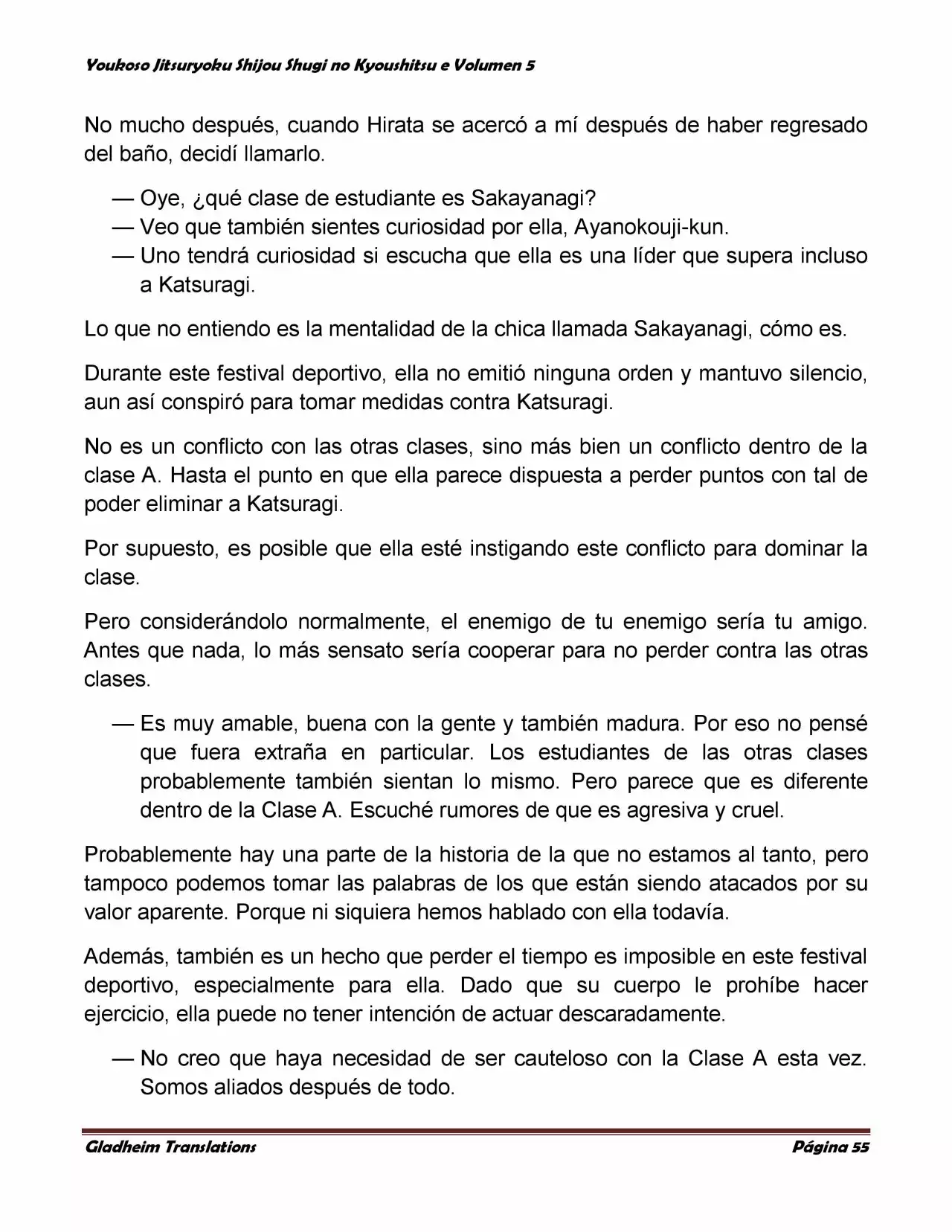 Página 55 del Manga