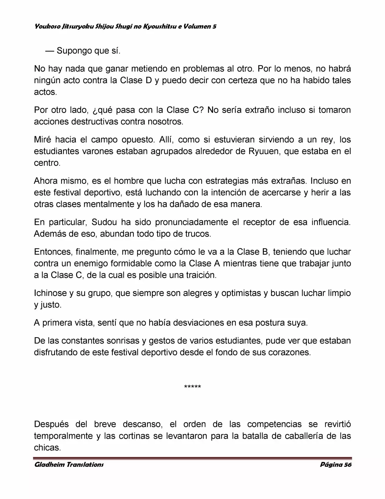 Página 56 del Manga
