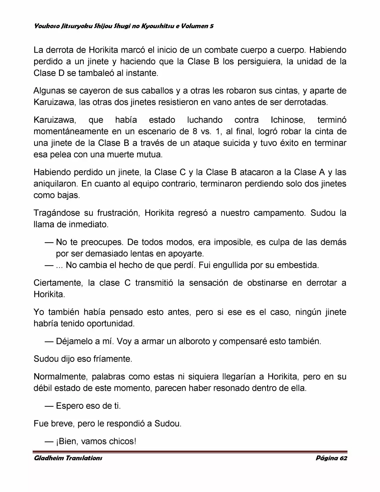Página 62 del Manga