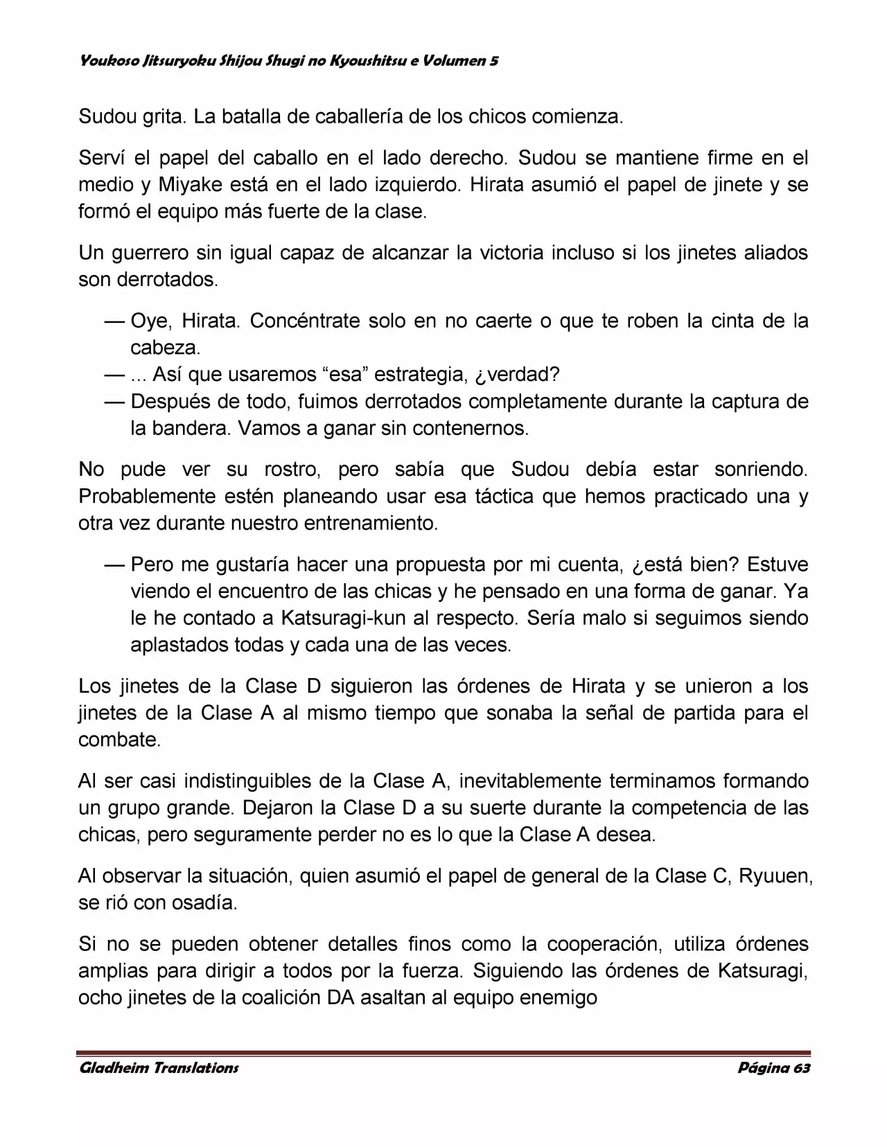 Página 63 del Manga