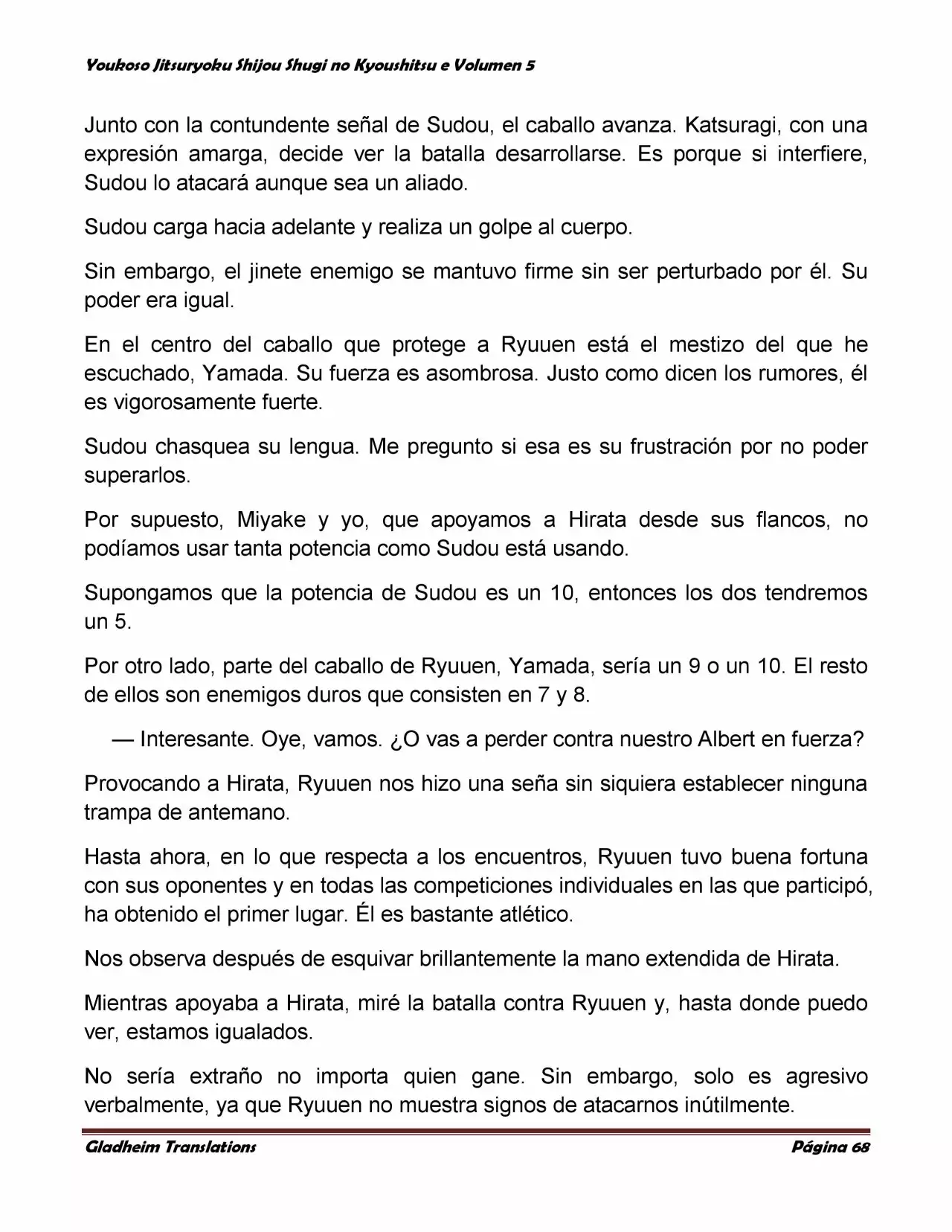 Página 68 del Manga