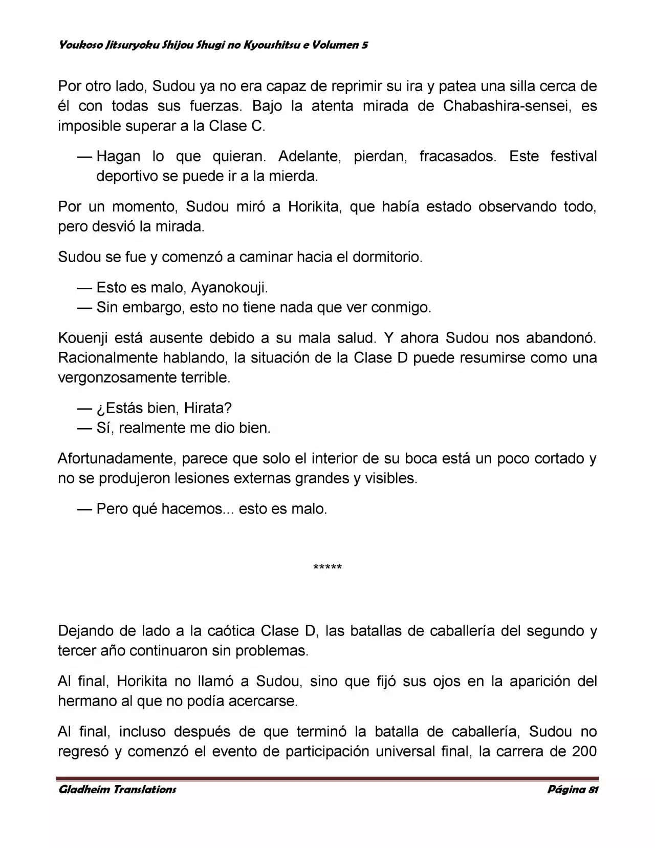 Página 81 del Manga