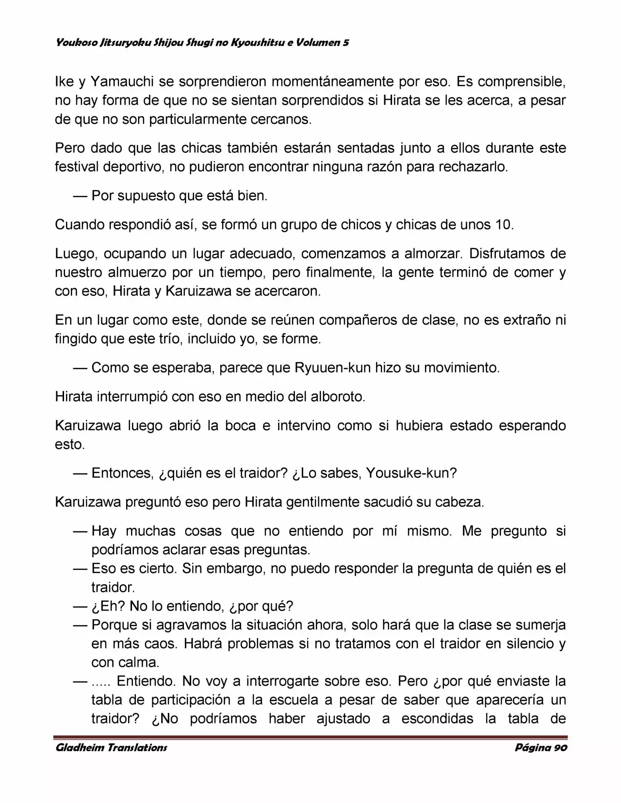 Página 90 del Manga