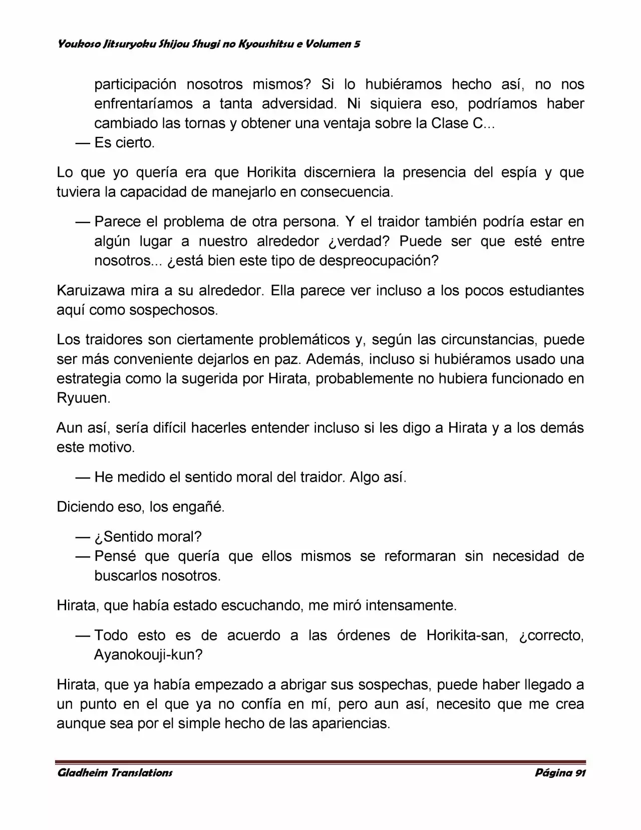 Página 91 del Manga