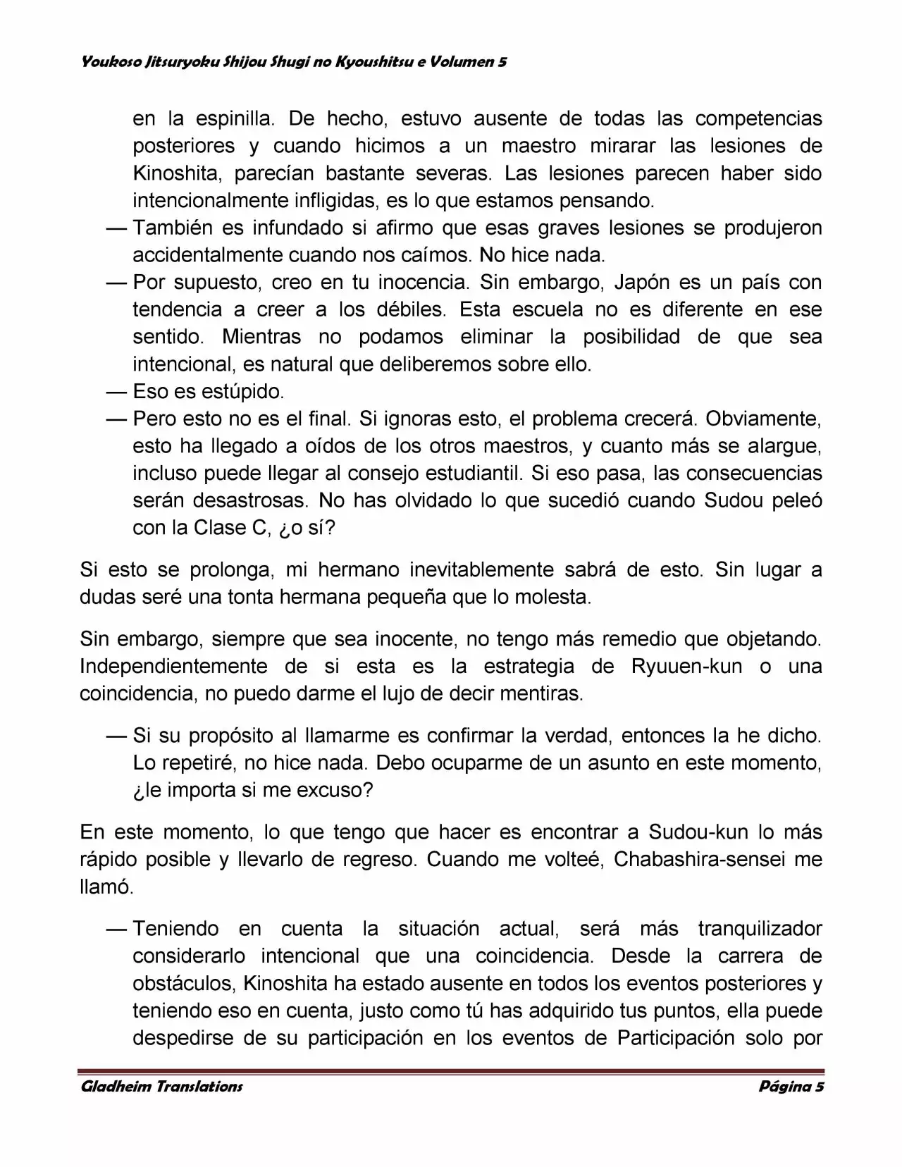 Página 5 del Manga